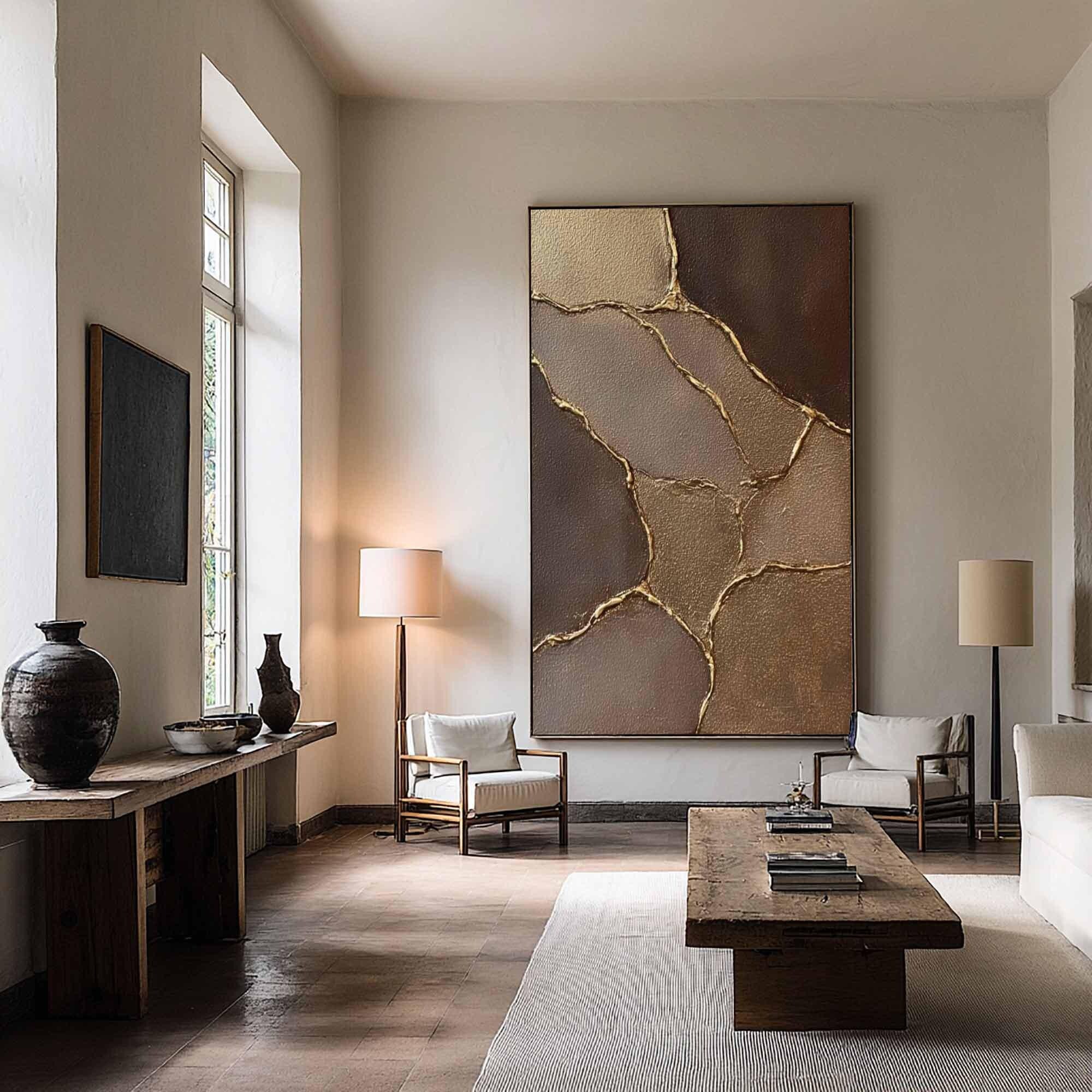 Strata of Burnt Umber