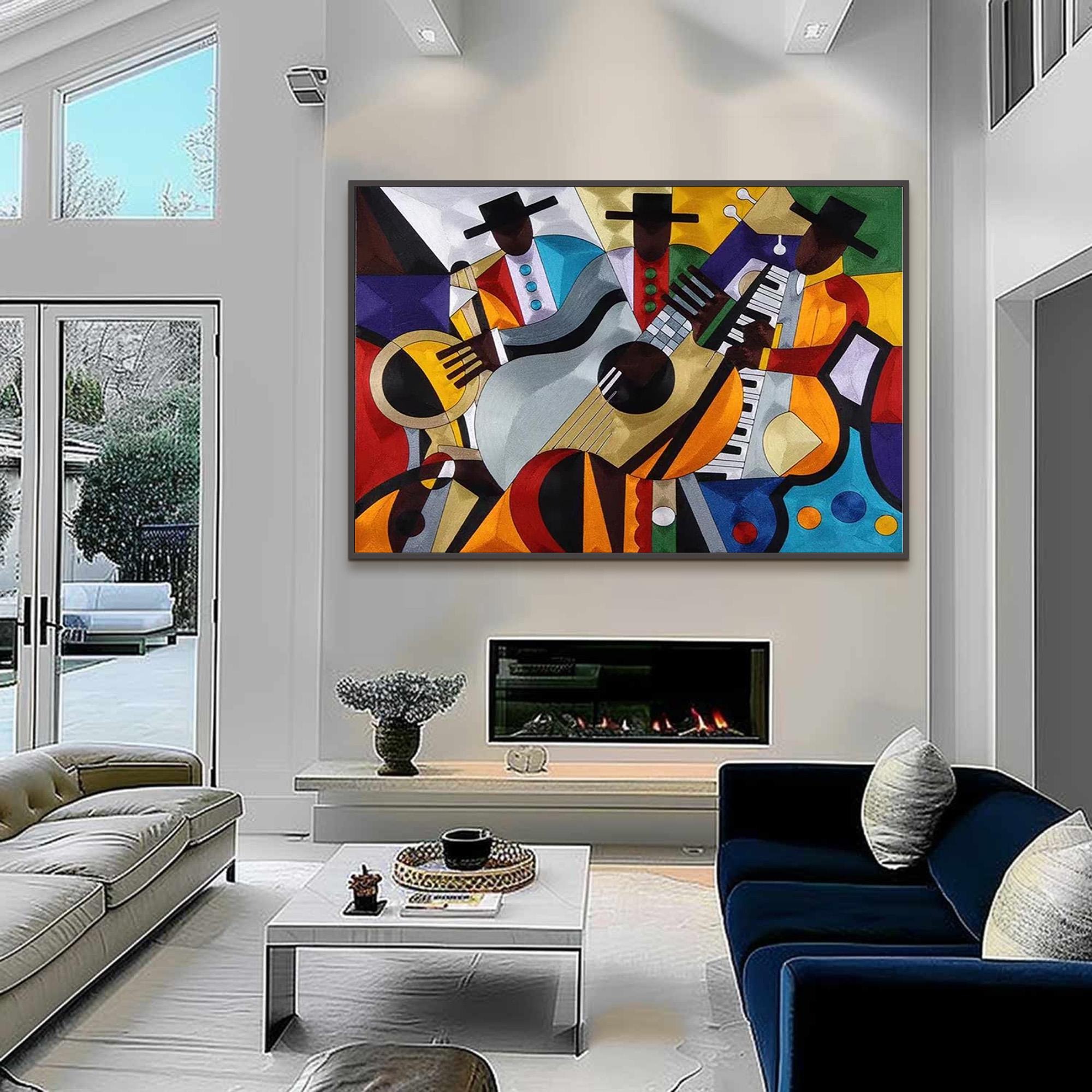 Colorful Music Wall Art