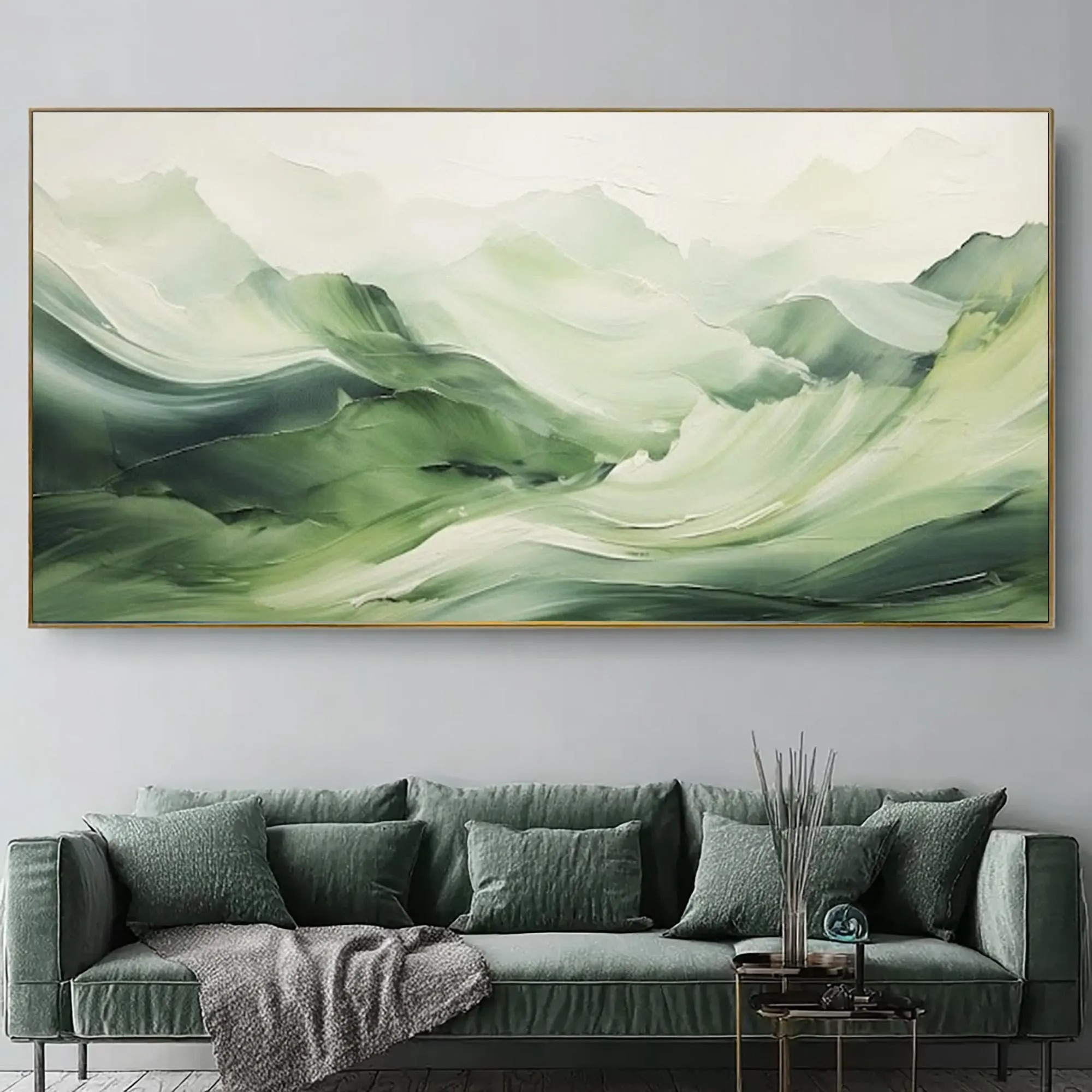 Textured Green Mountain