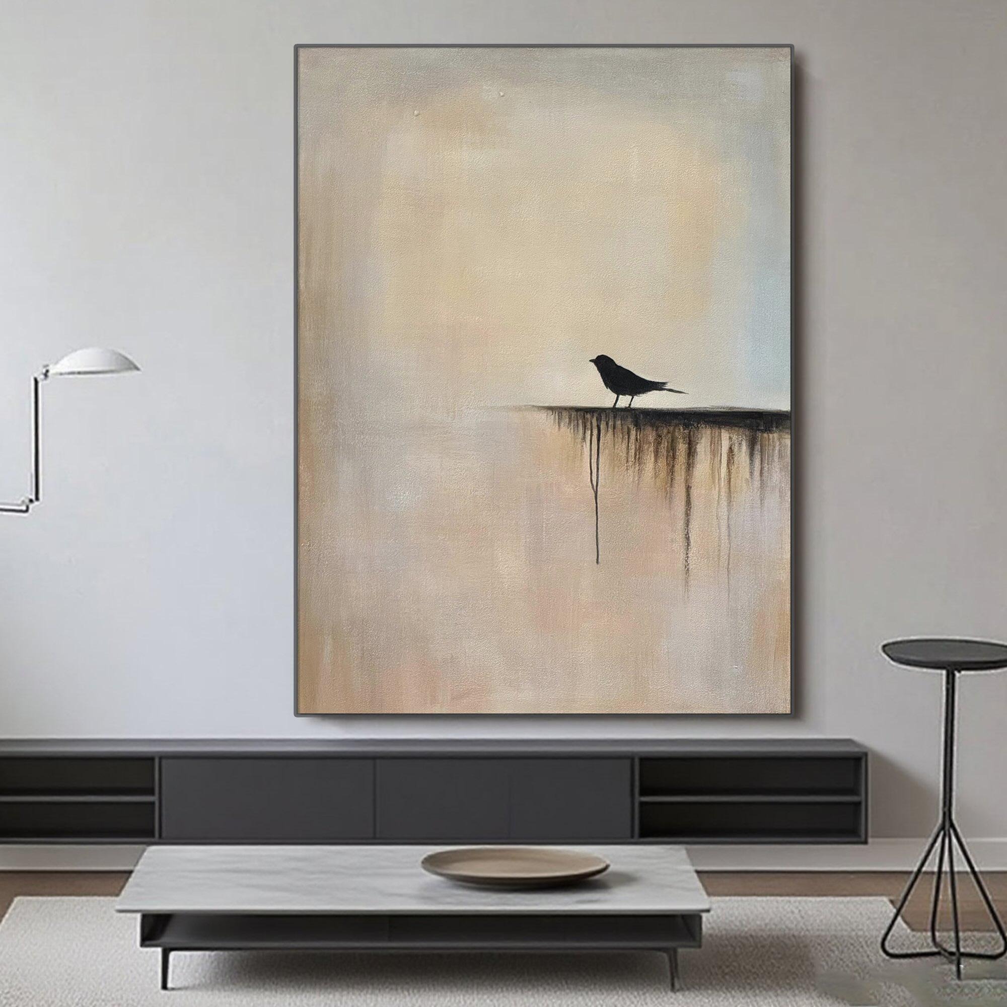 Minimalist Bird Painting