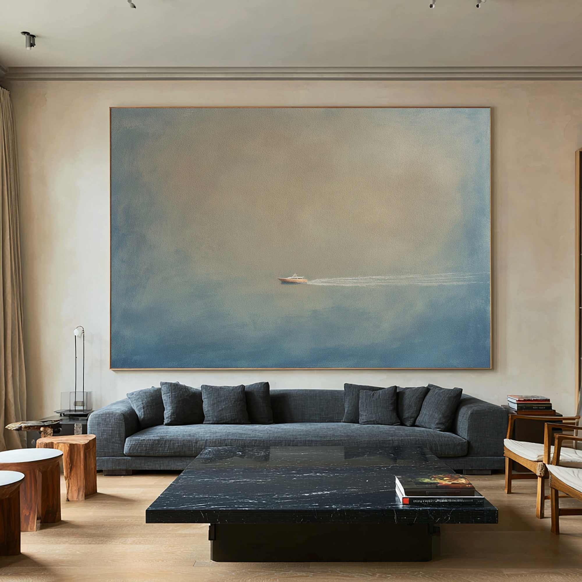 Dusty Blue Departure