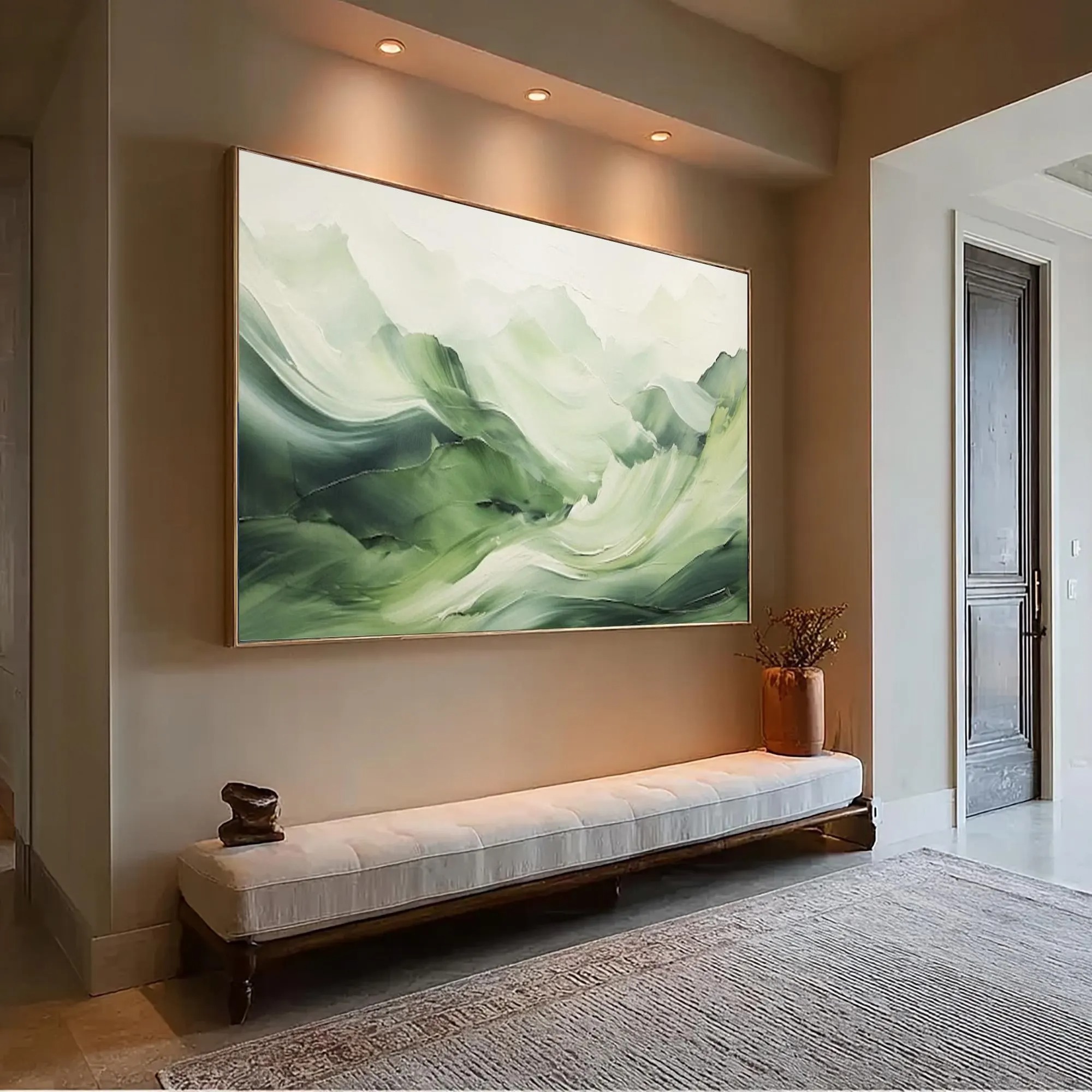 Textured Green Mountain