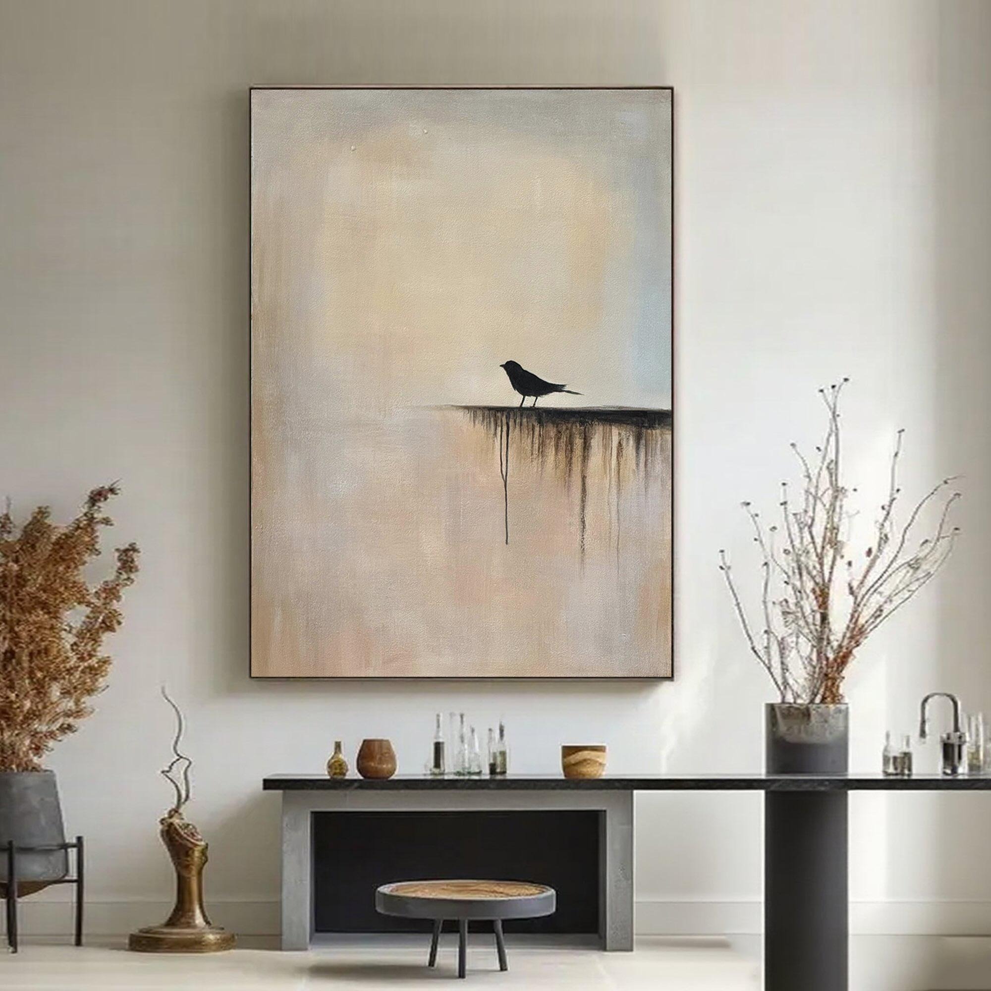 Minimalist Bird Painting