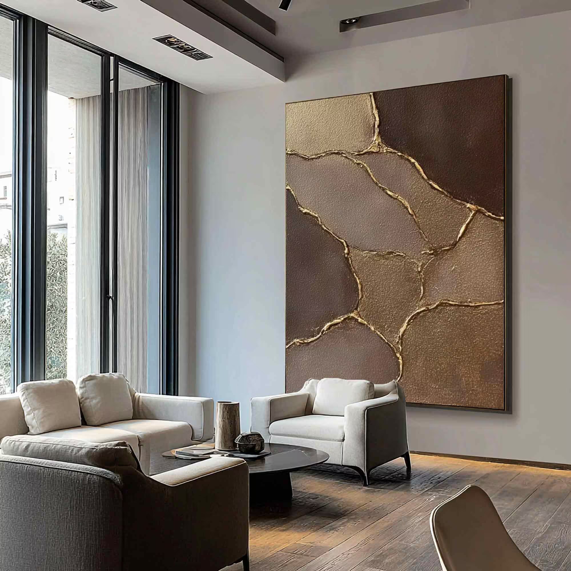 Strata of Burnt Umber