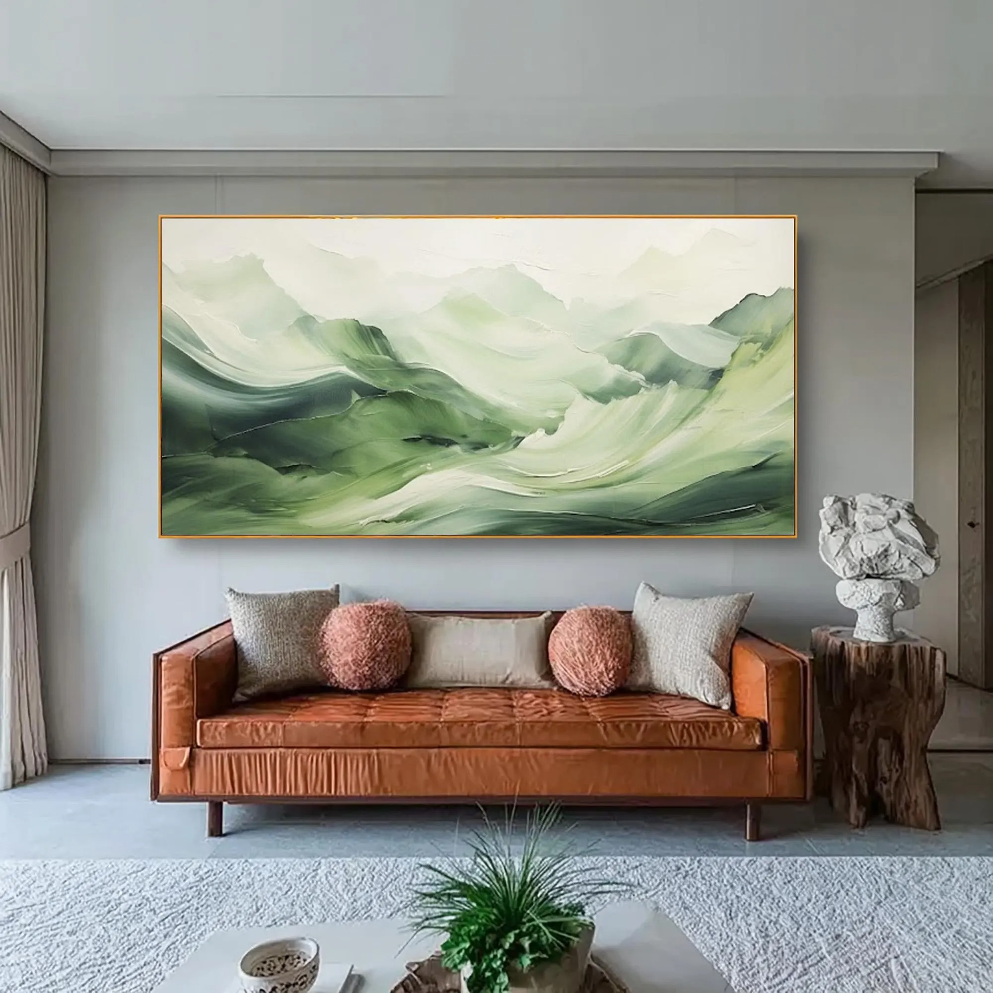 Textured Green Mountain
