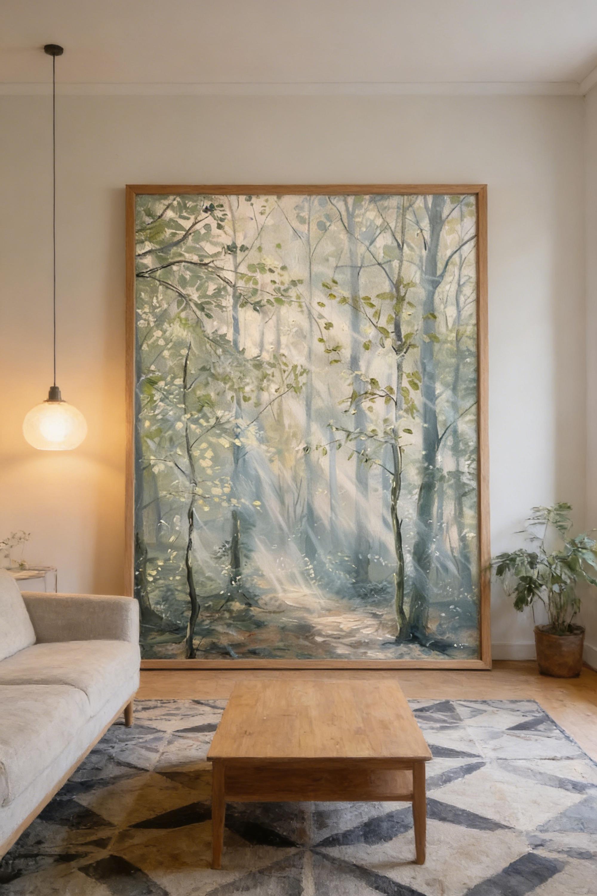 Golden Forest Morning Light