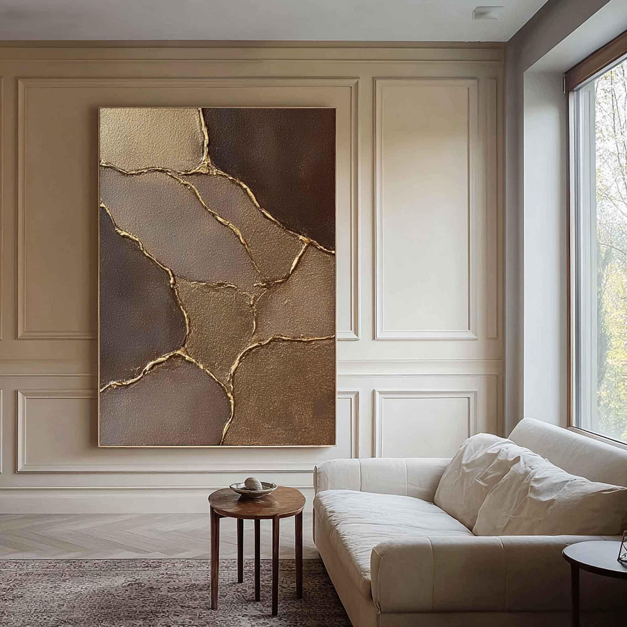 Strata of Burnt Umber