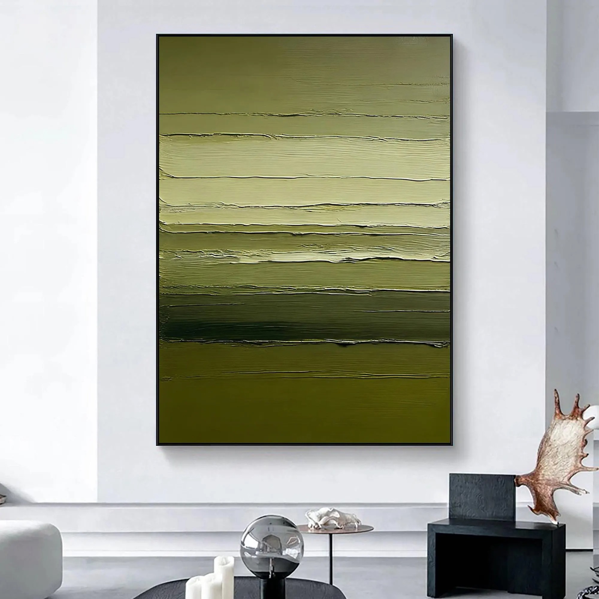 Olive Green Wall Art