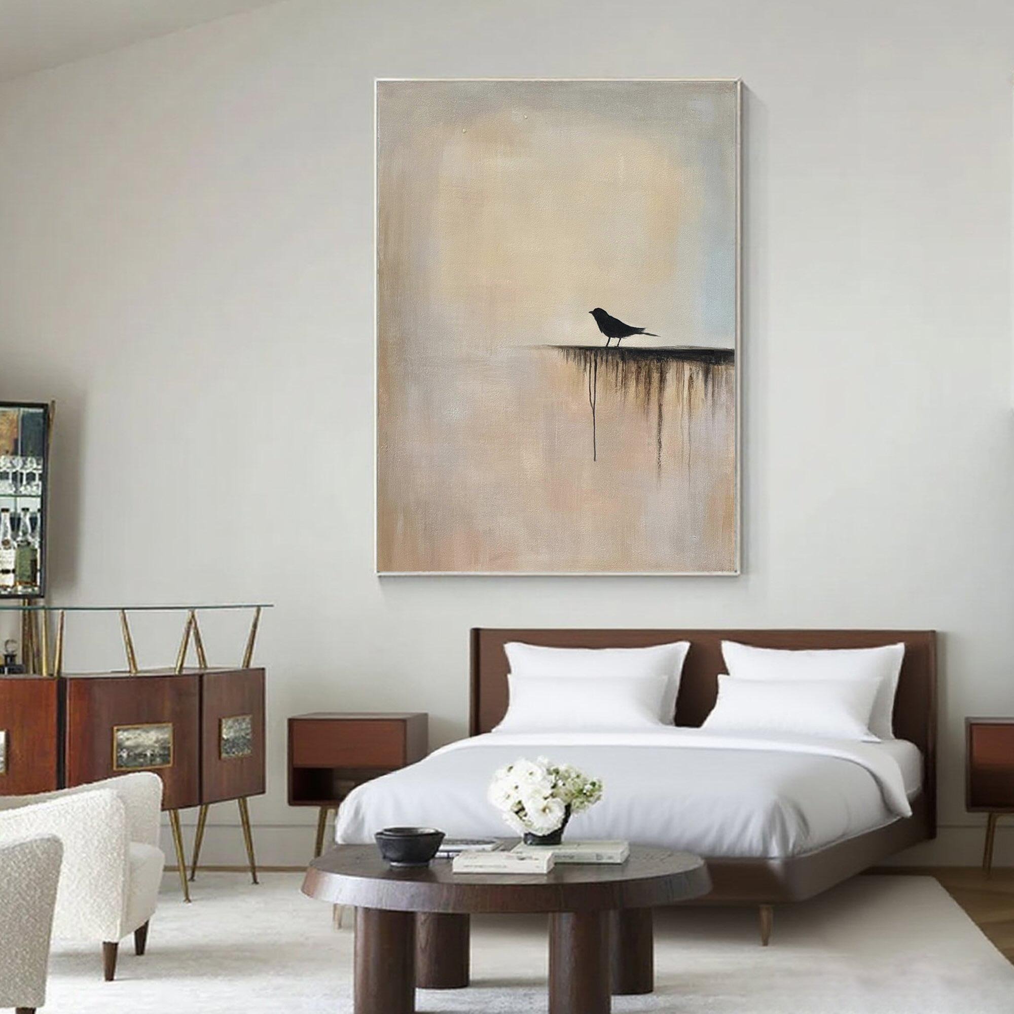 Minimalist Bird Painting