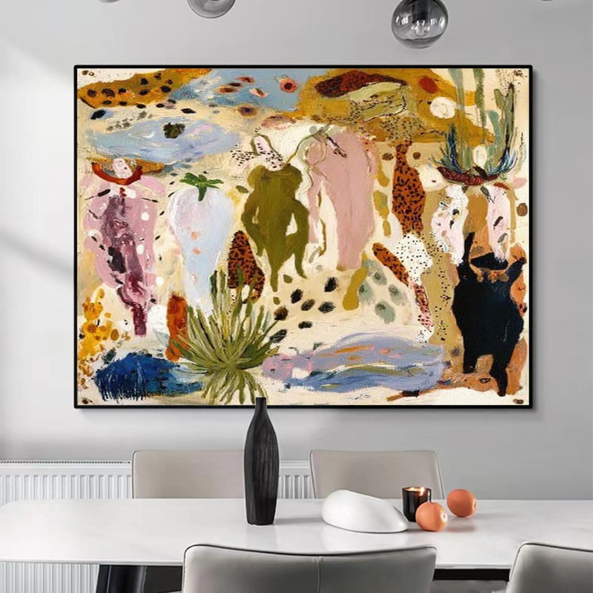 Abstract Cactus Art