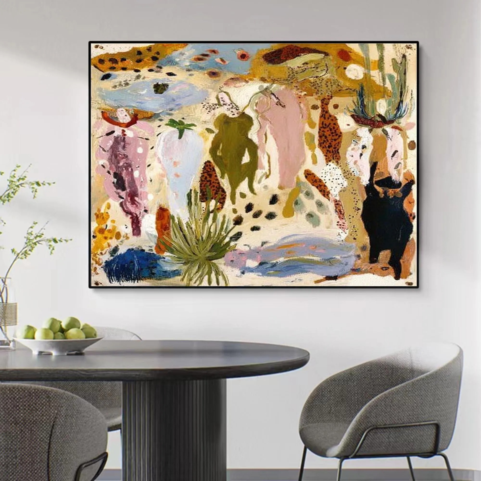 Abstract Cactus Art