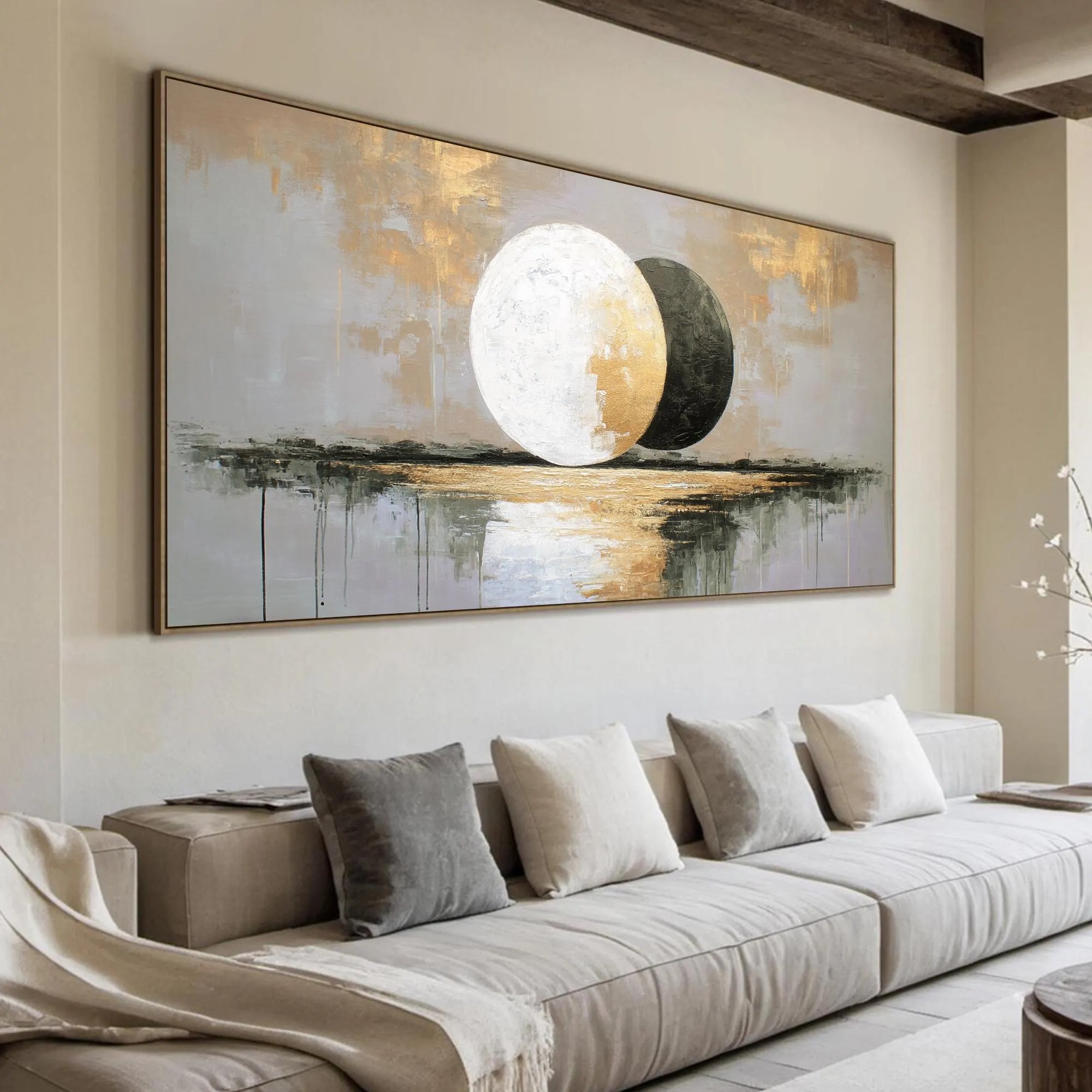 Moonrise Reflection