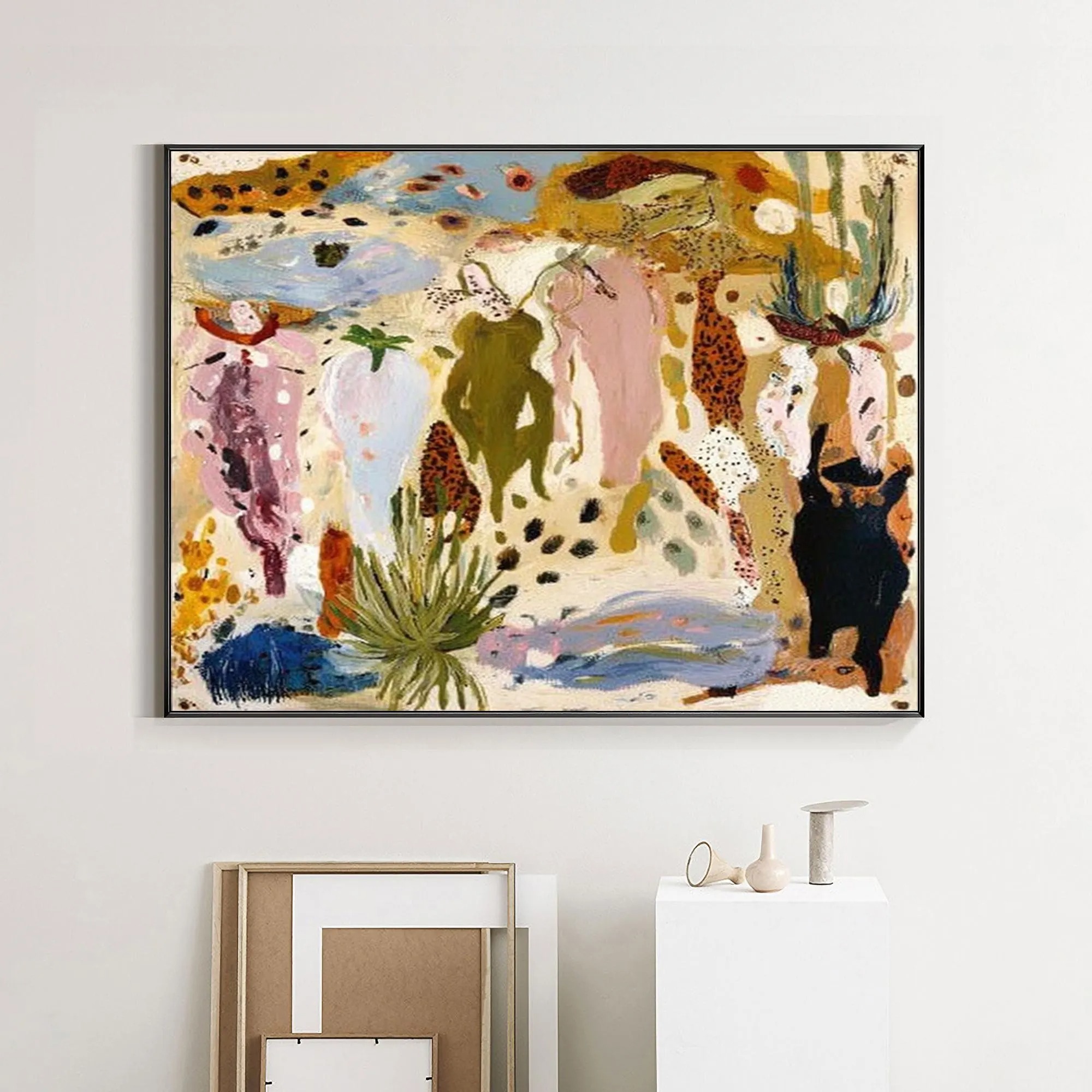 Abstract Cactus Art
