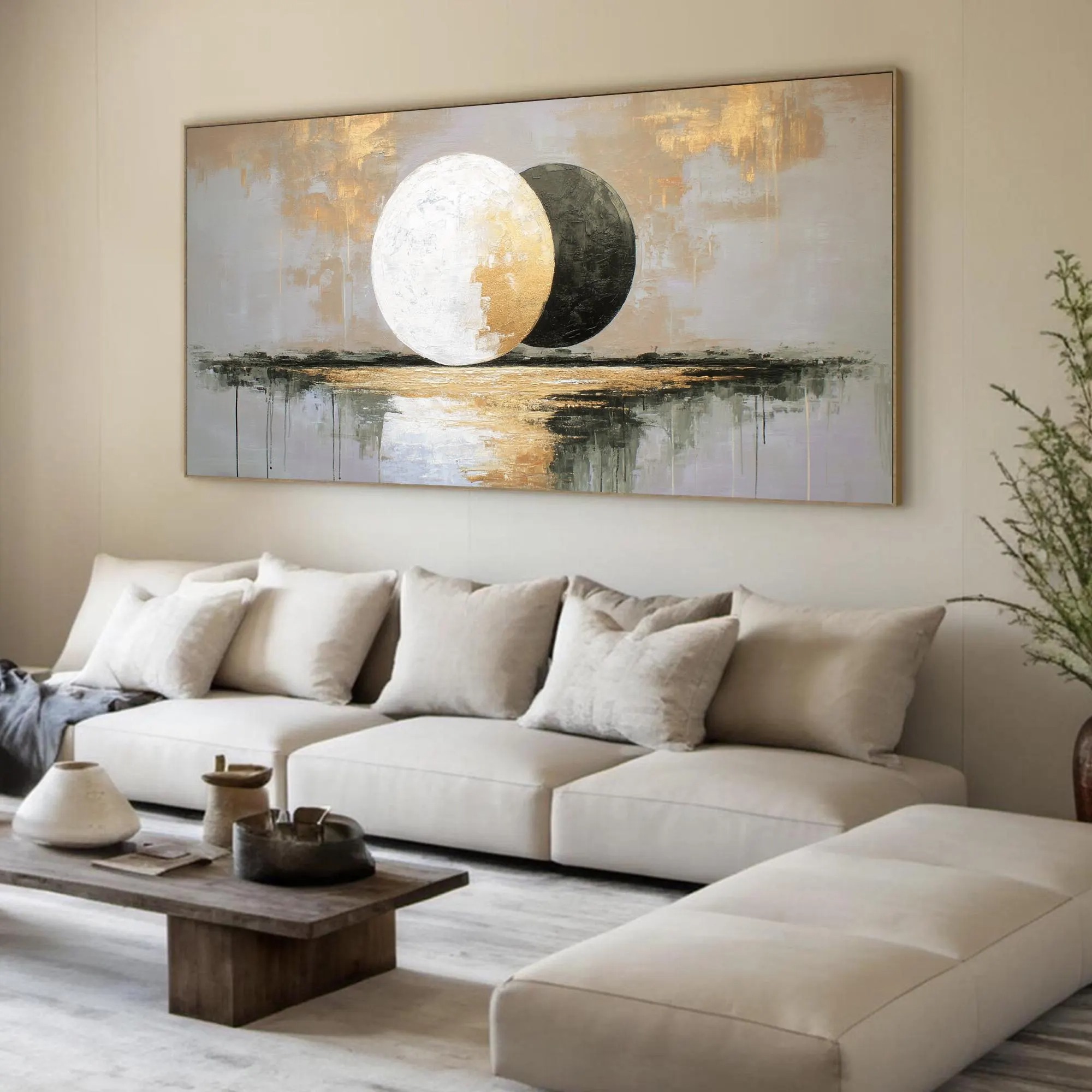 Moonrise Reflection