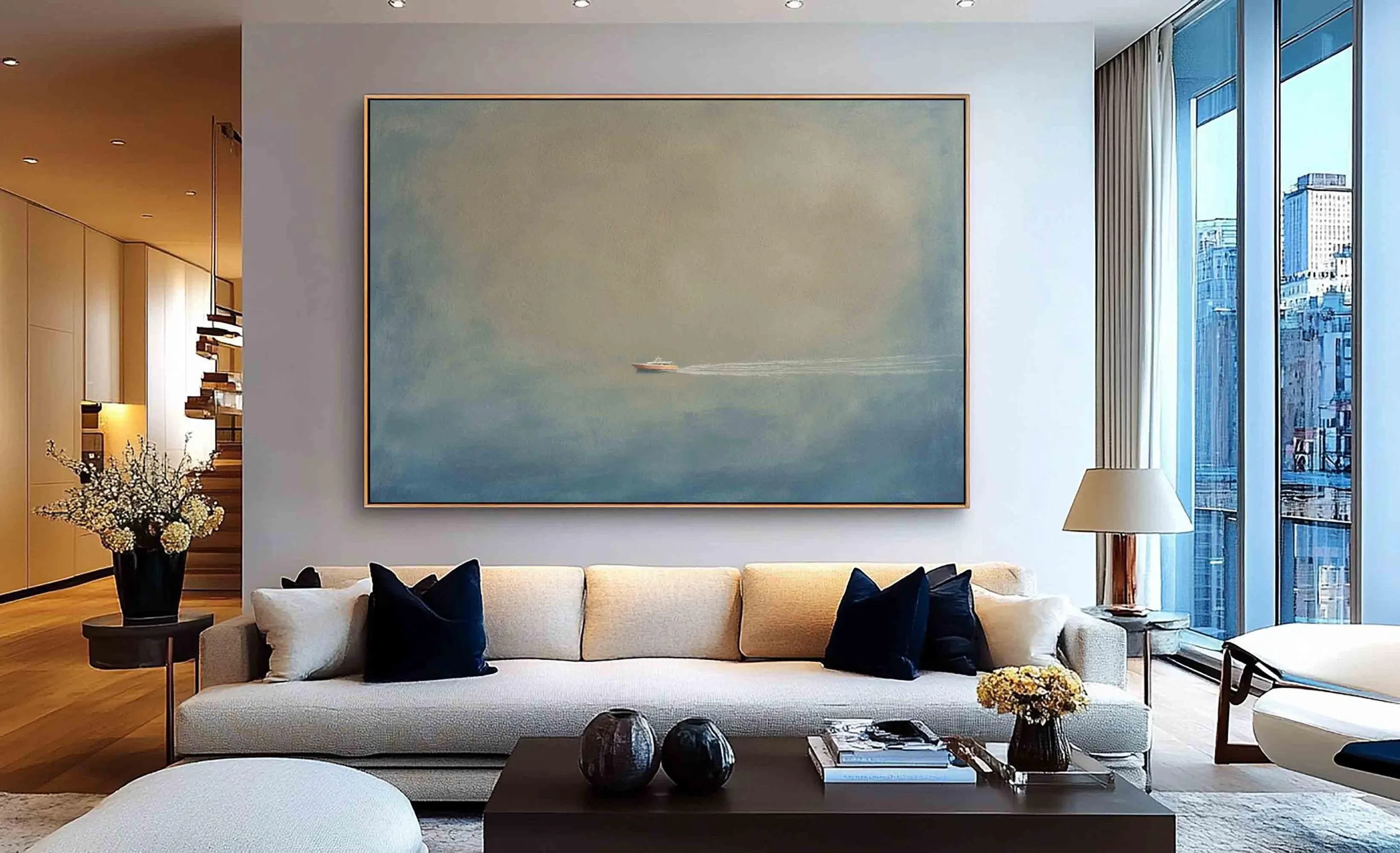 Dusty Blue Departure