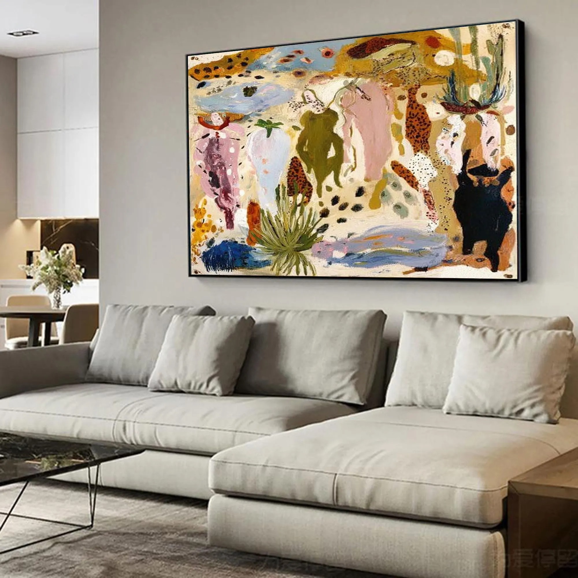 Abstract Cactus Art