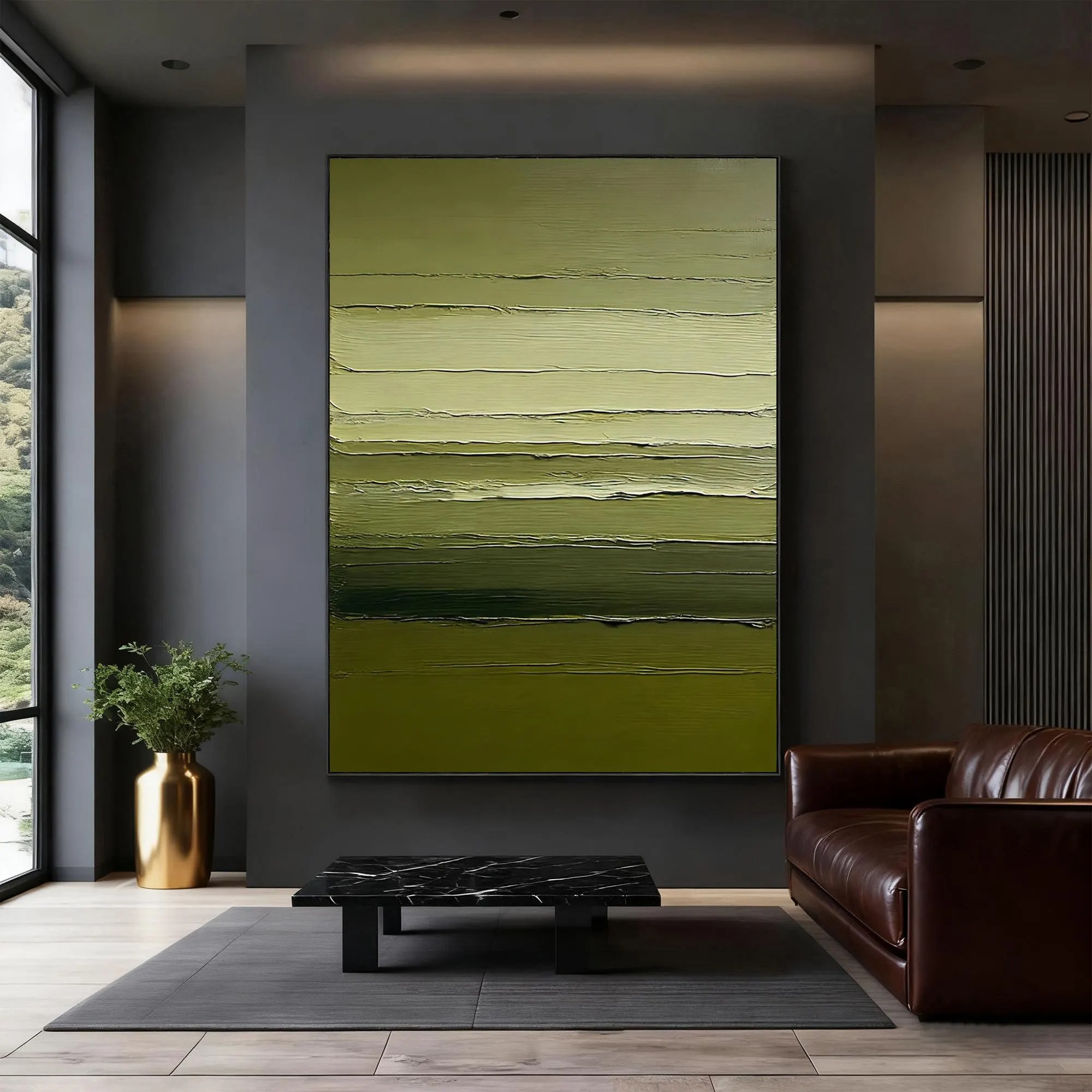Olive Green Wall Art