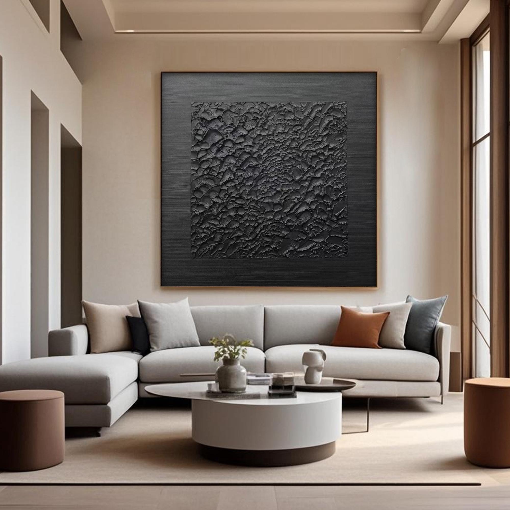Wabi Sabi Black Textured