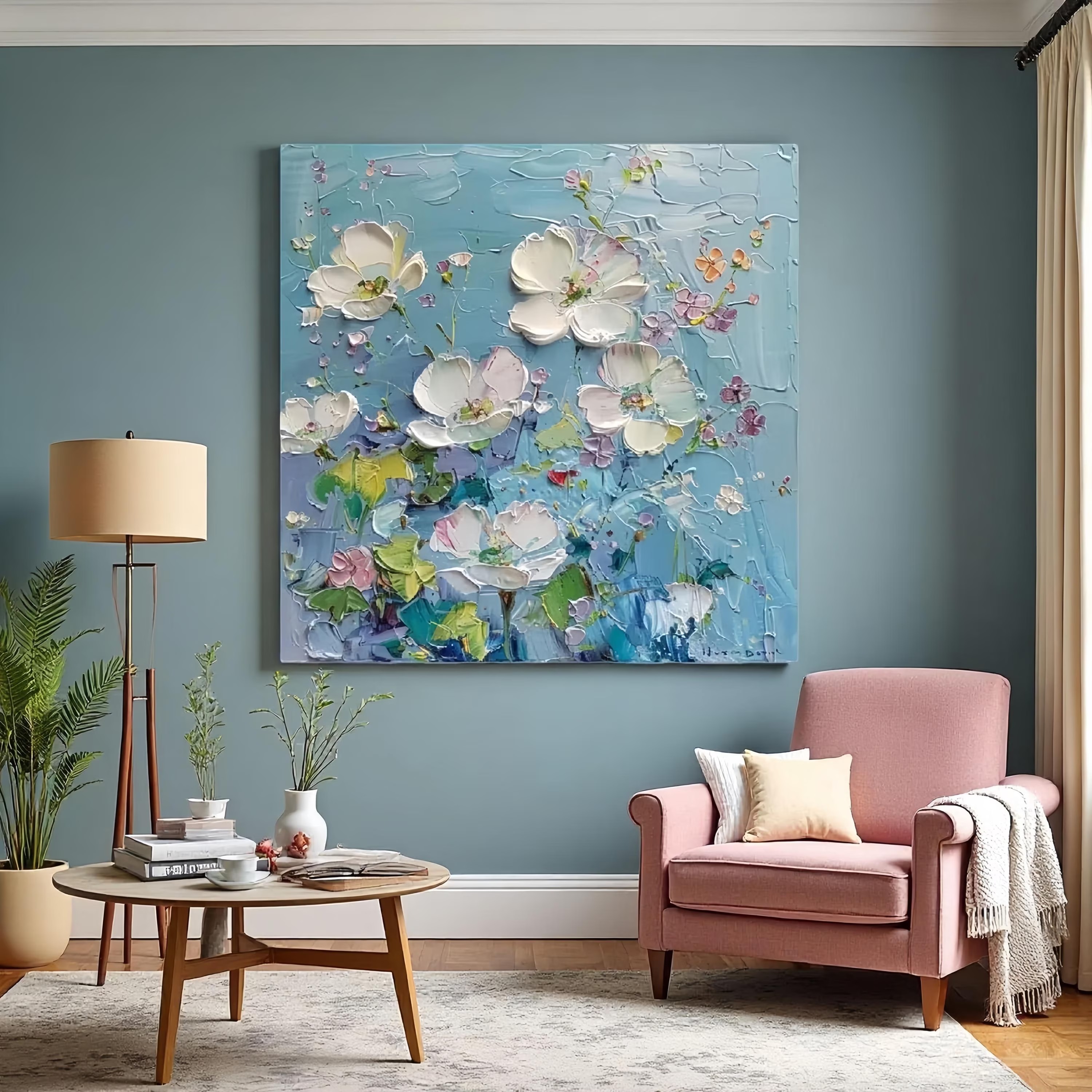 Blue Garden Bloom