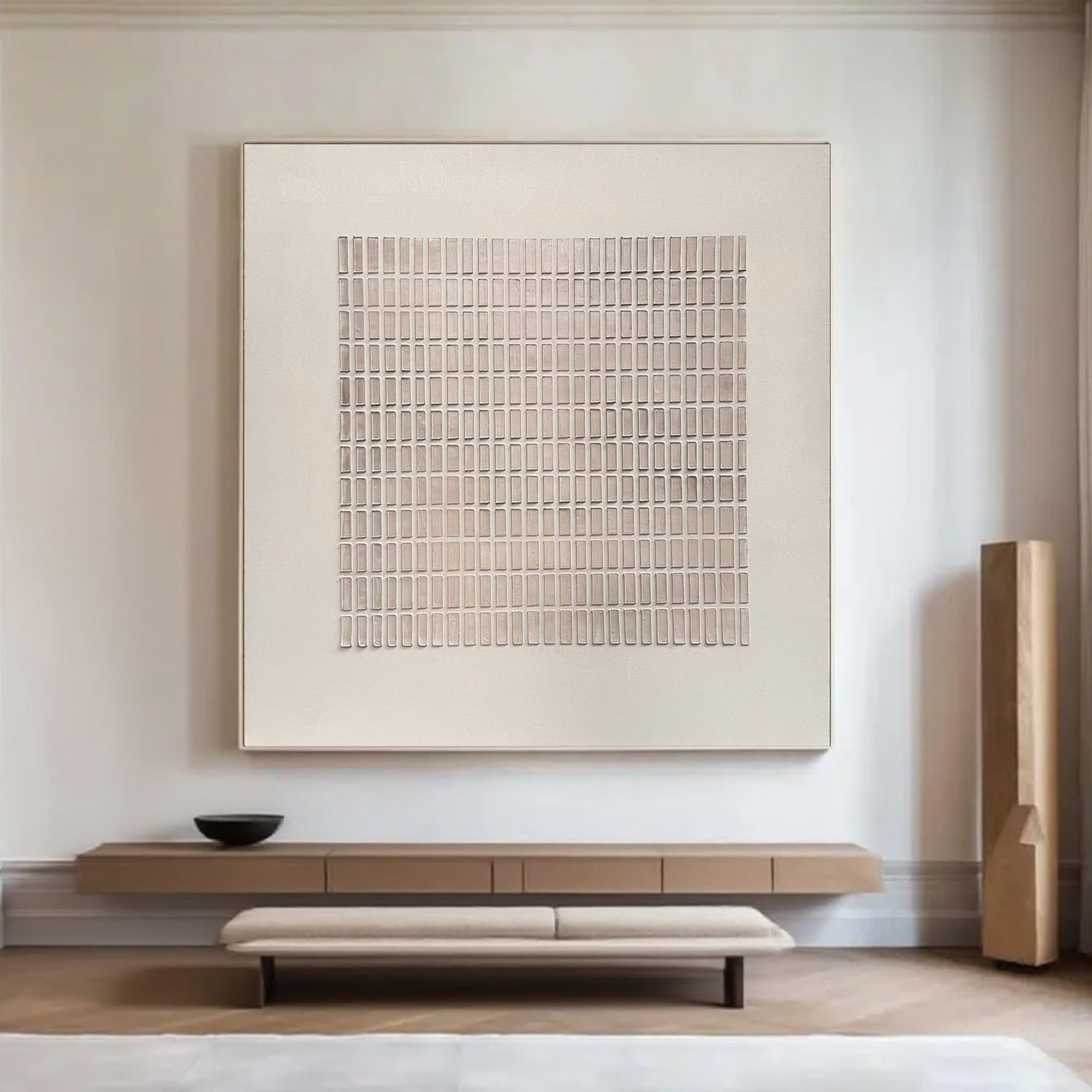 3D Beige Textured