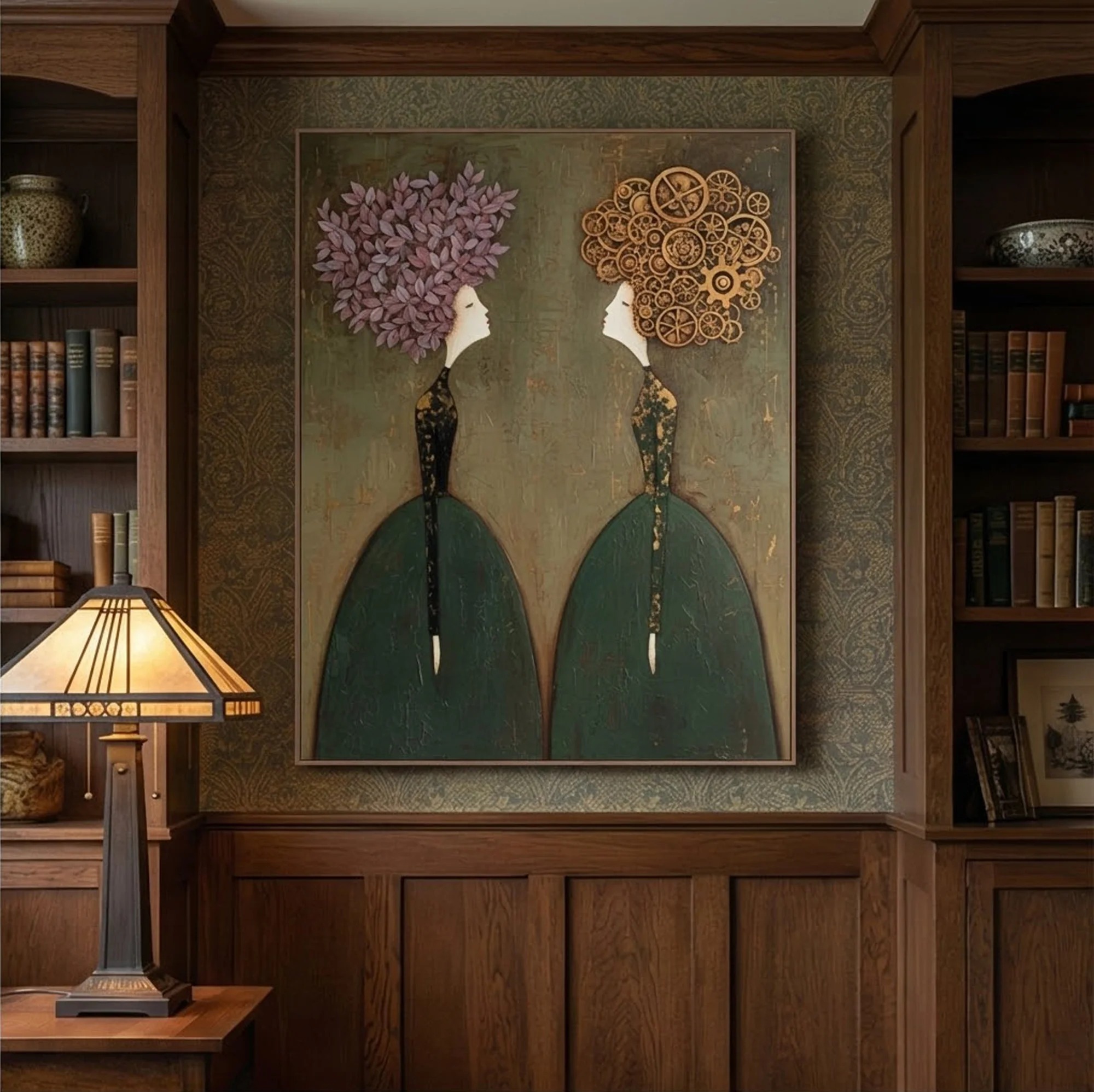 Duo - Vintage Art