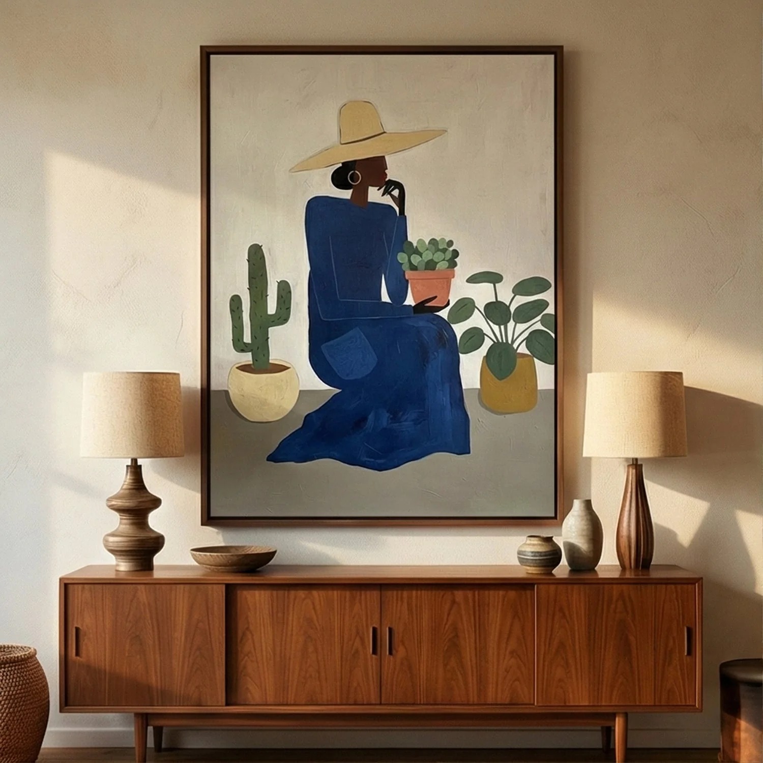 Sitting Quiet - Vintage Art