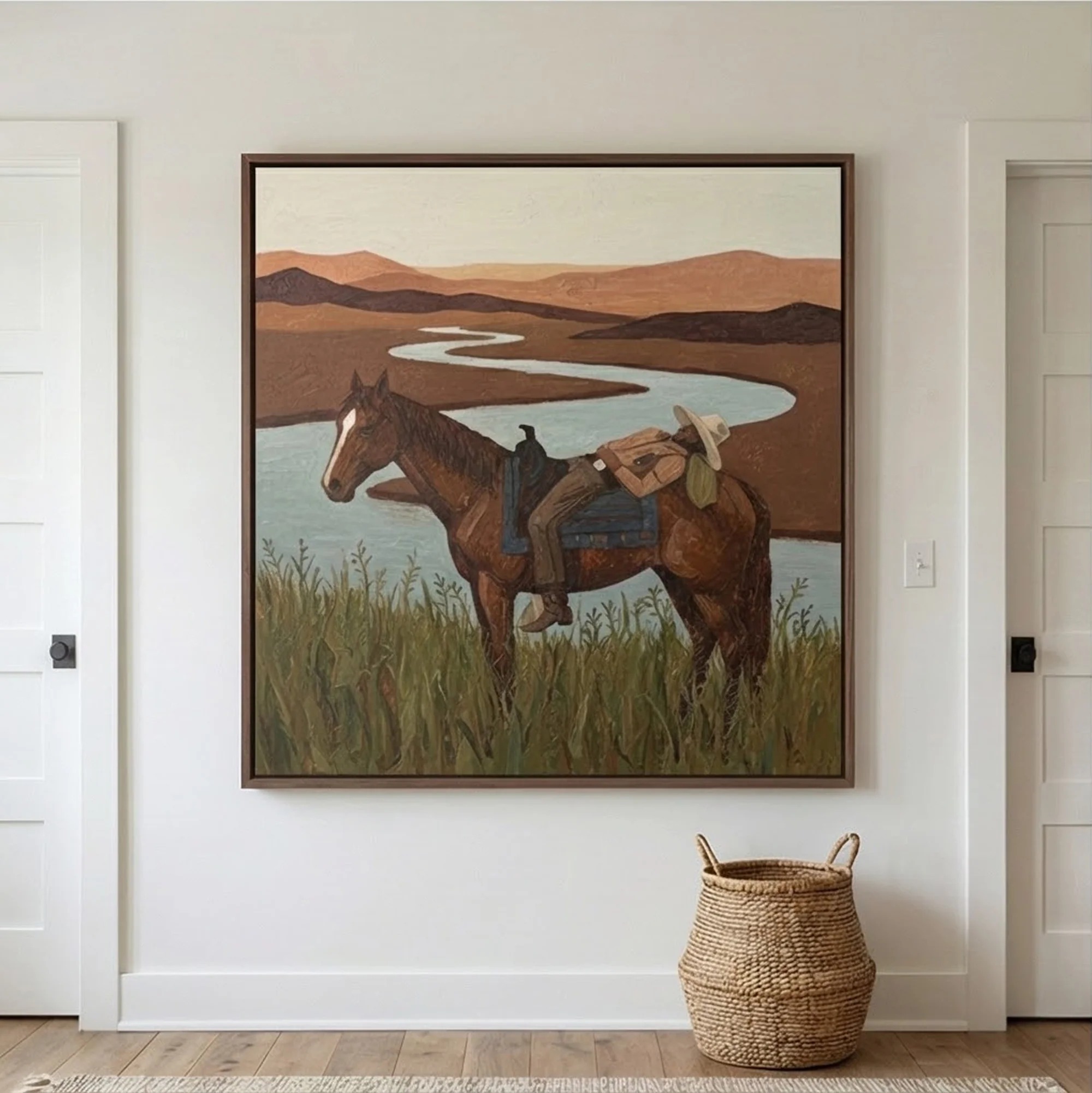 Horse Ride - Vintage Art