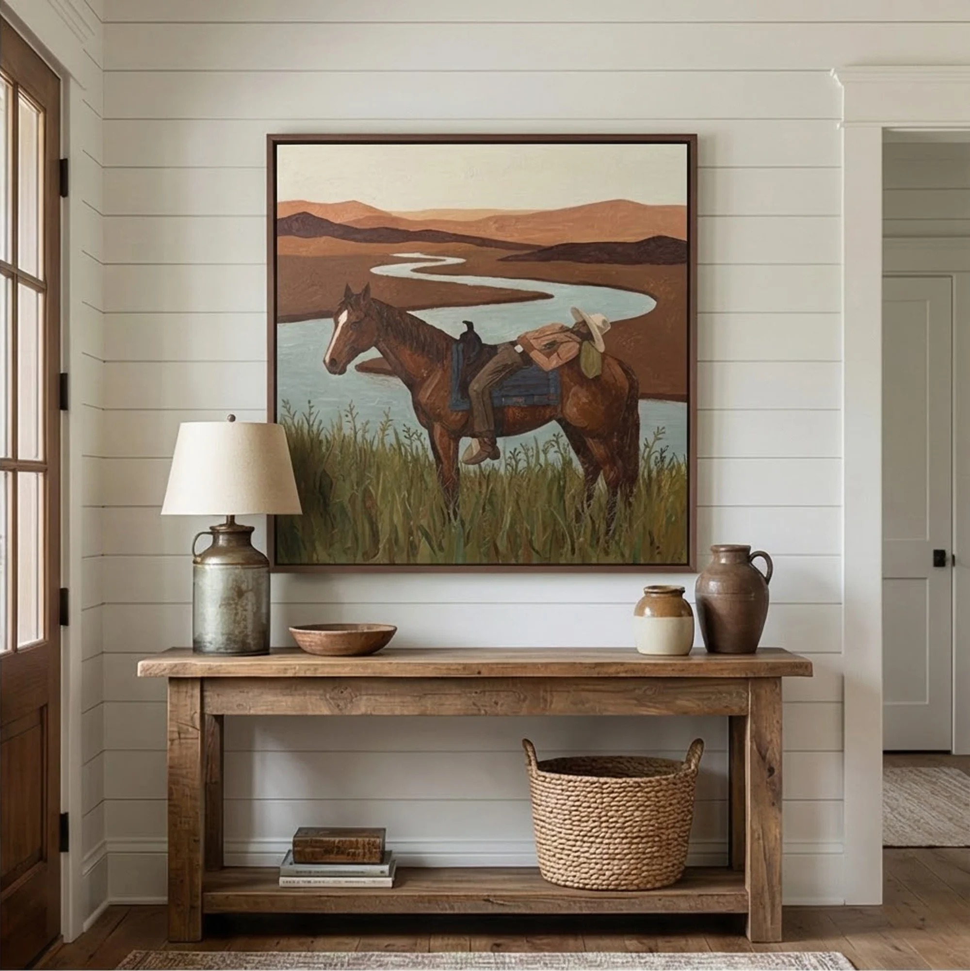 Horse Ride - Vintage Art