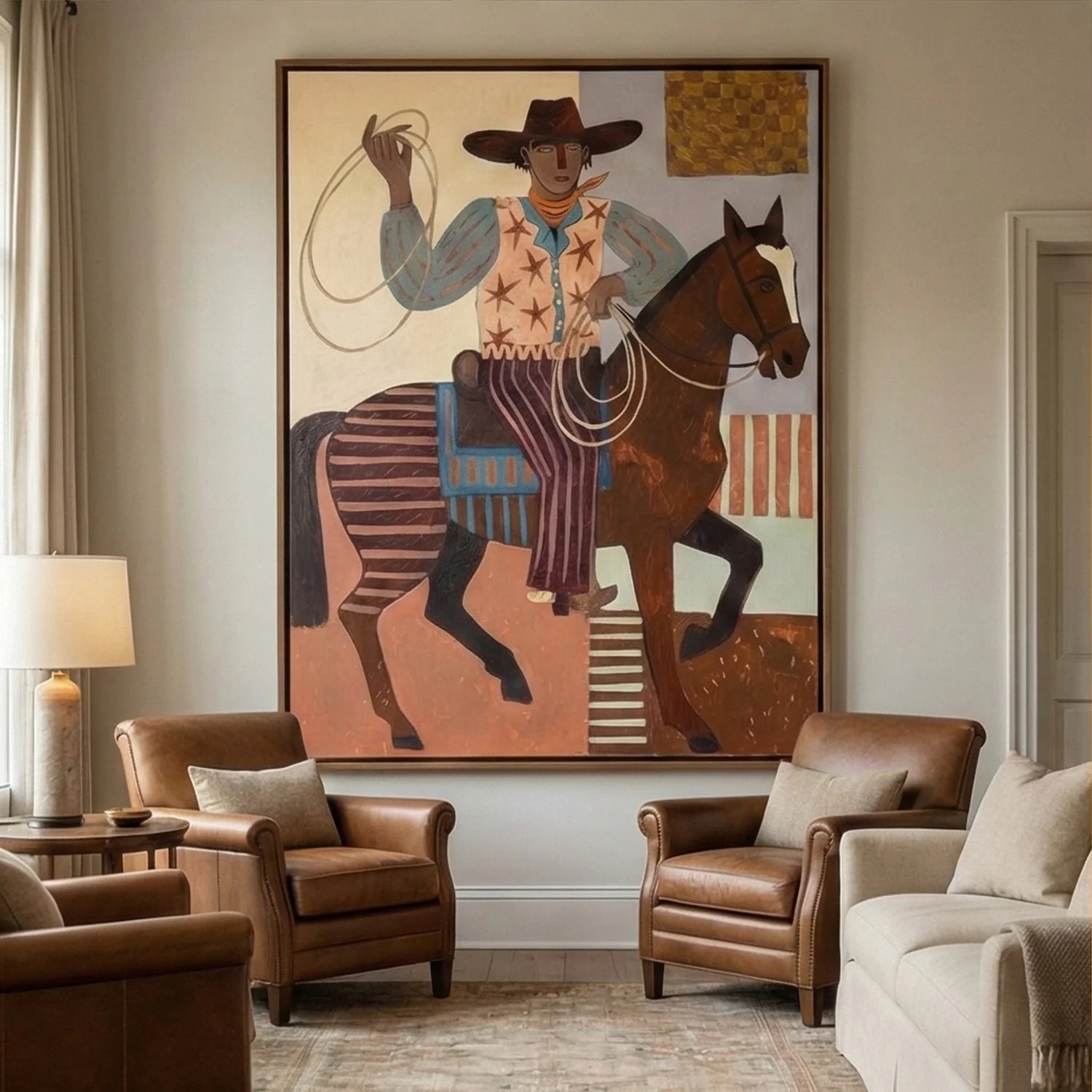 Calm Rider - Vintage Art