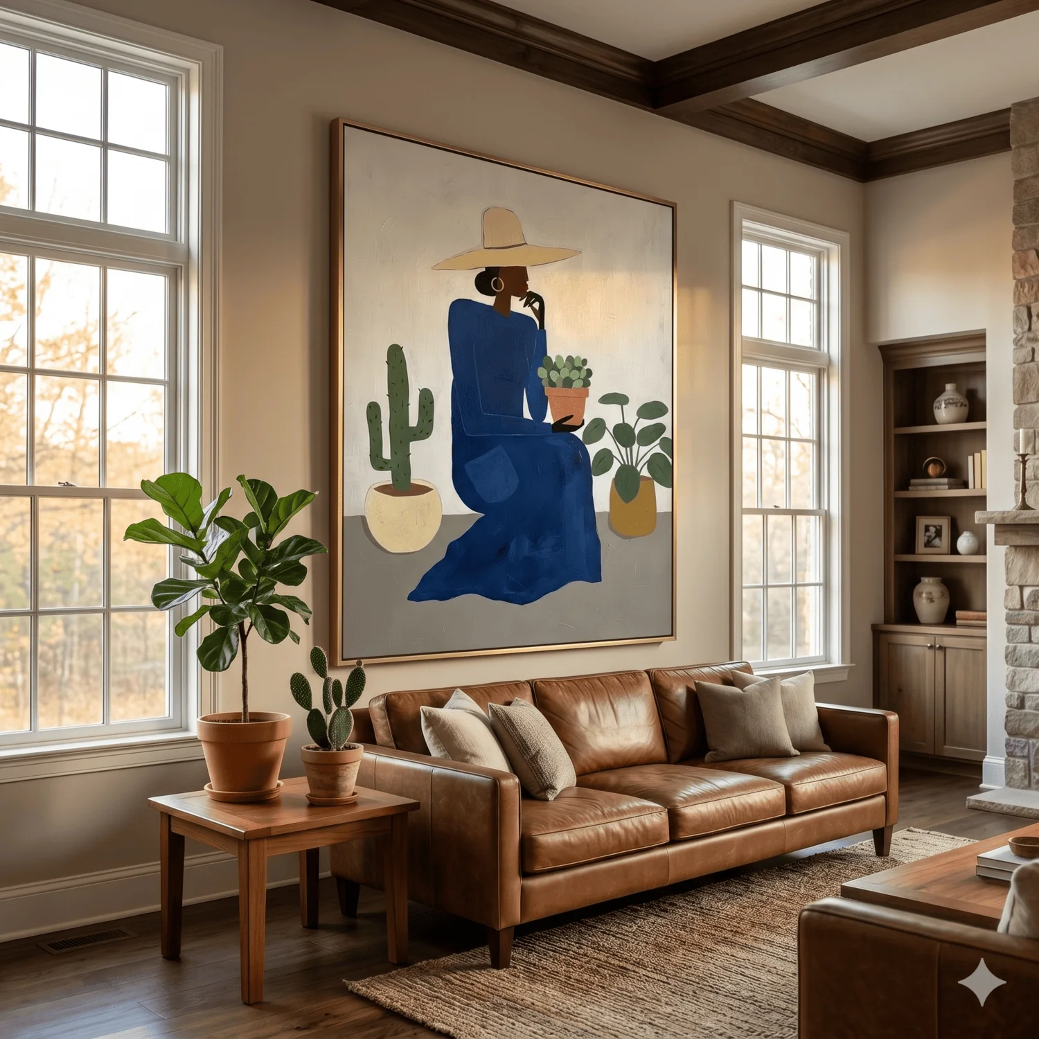 Sitting Quiet - Vintage Art