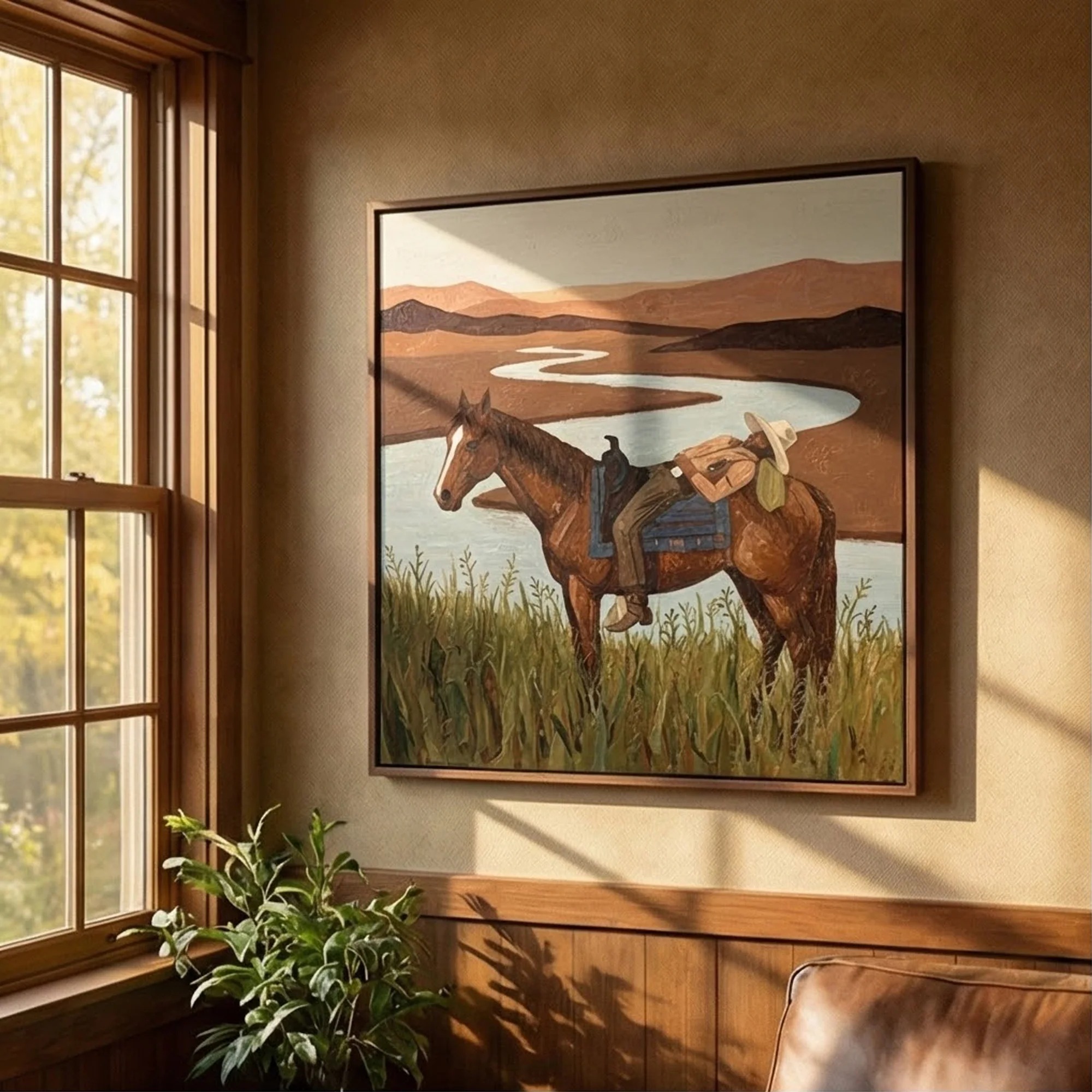 Horse Ride - Vintage Art