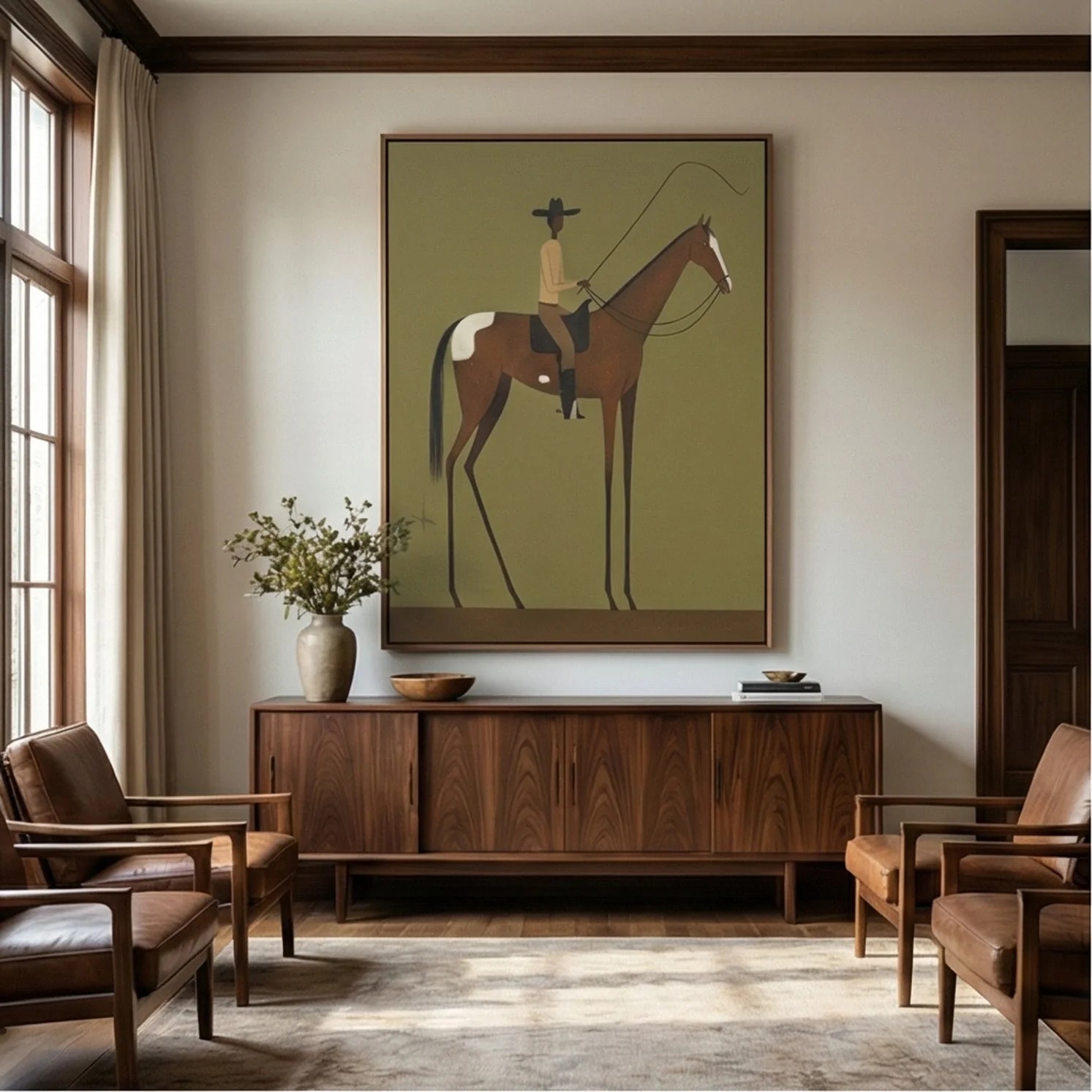Gentle Trust - Vintage Art