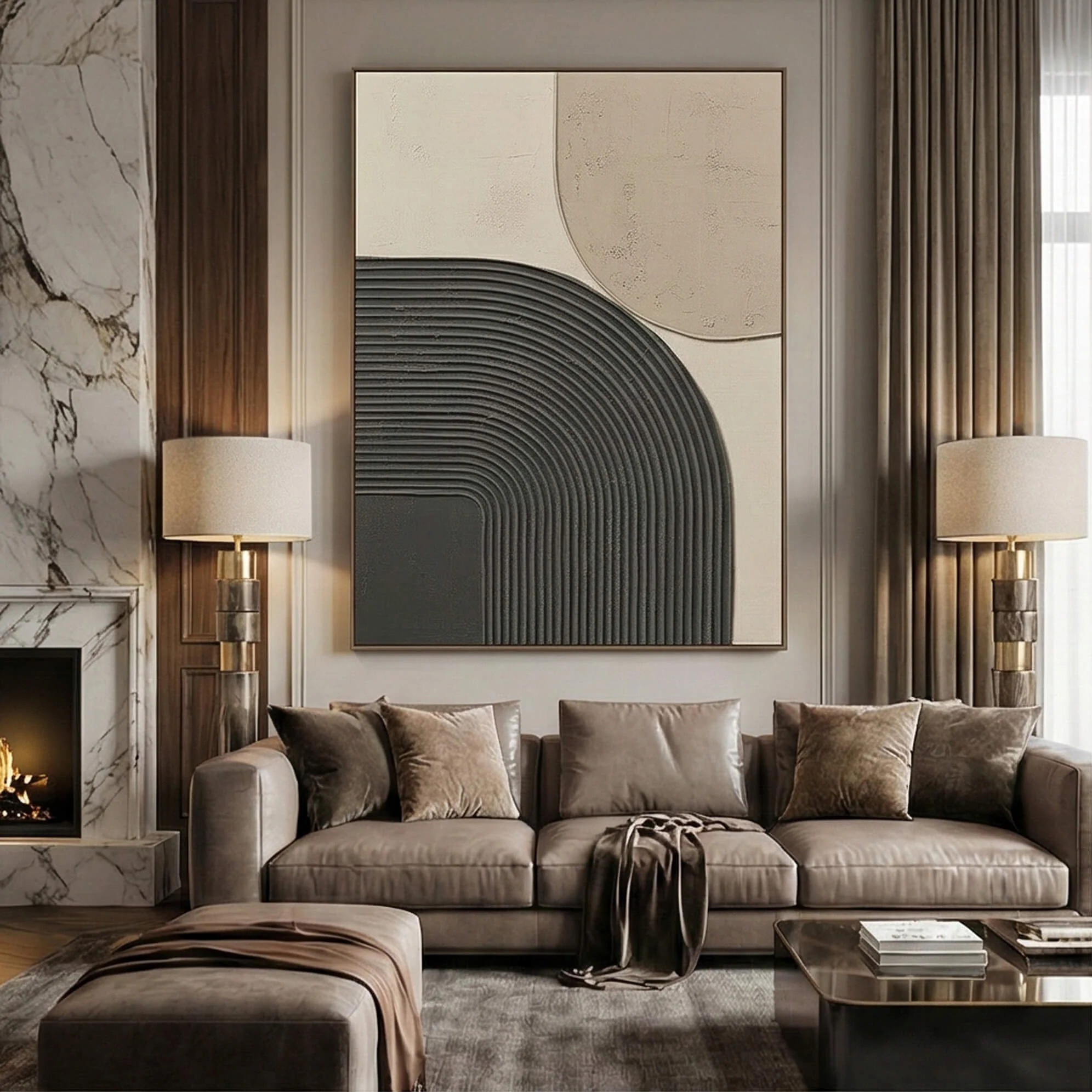 Rise - Texture Wall Art