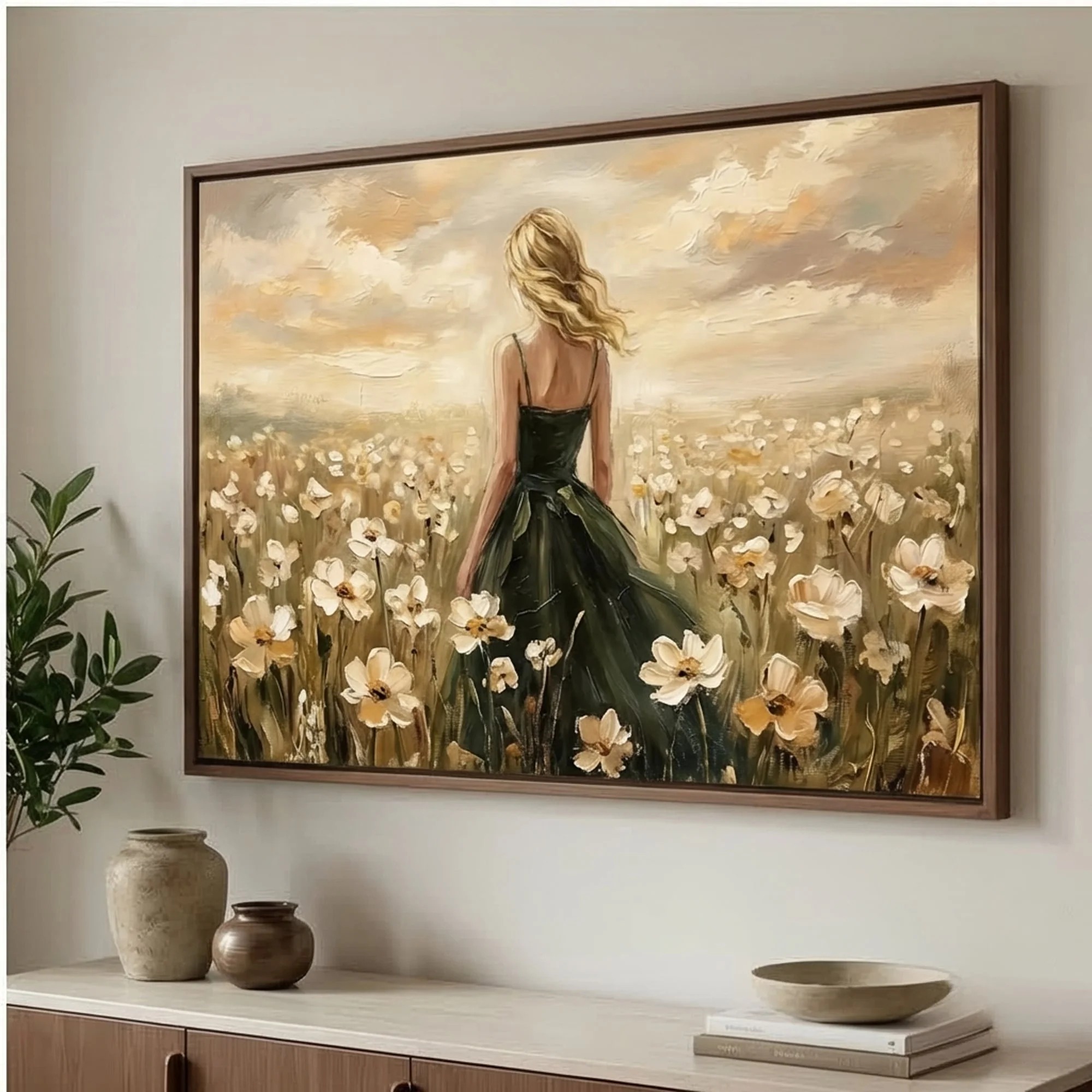 Flower Maiden - Wall Art
