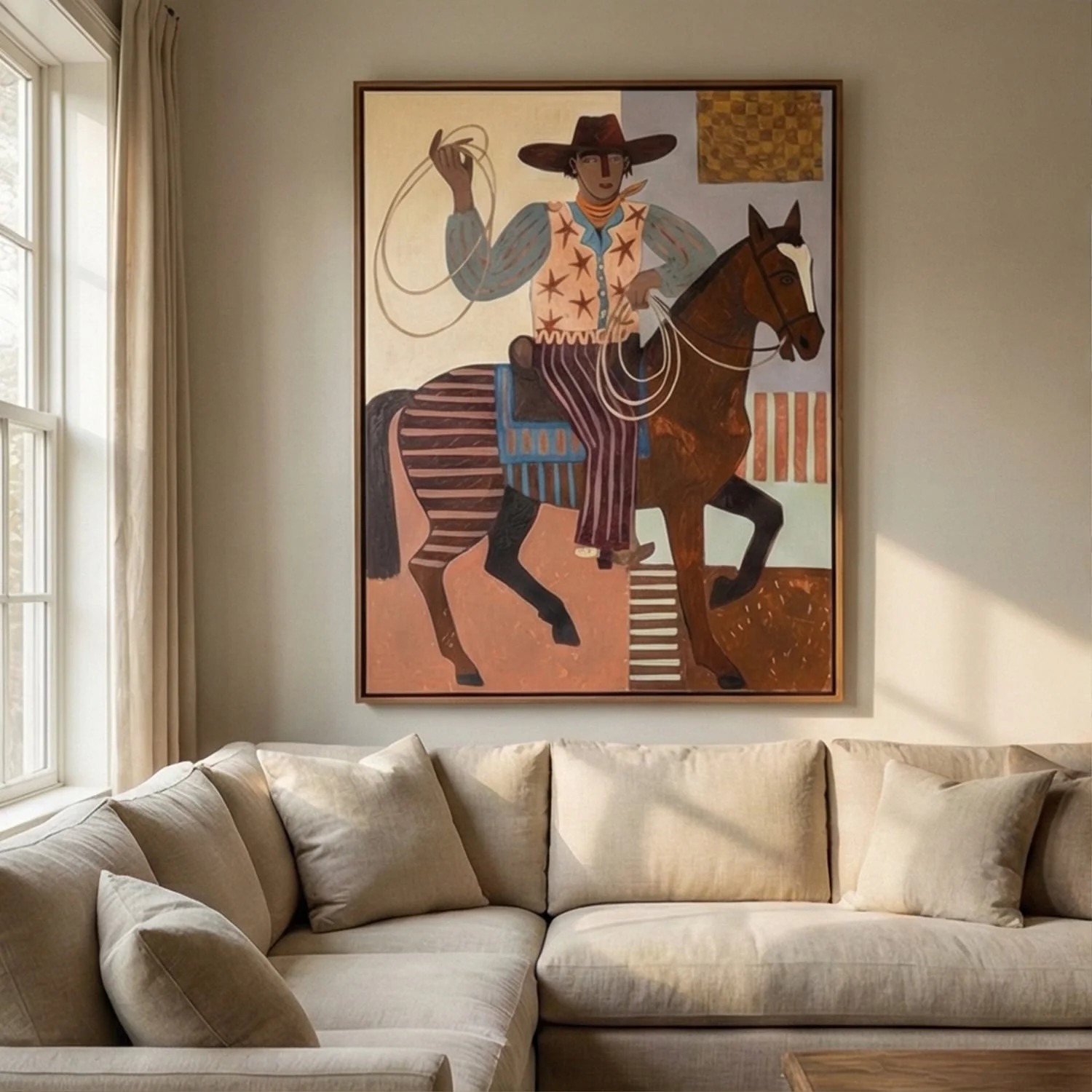 Calm Rider - Vintage Art