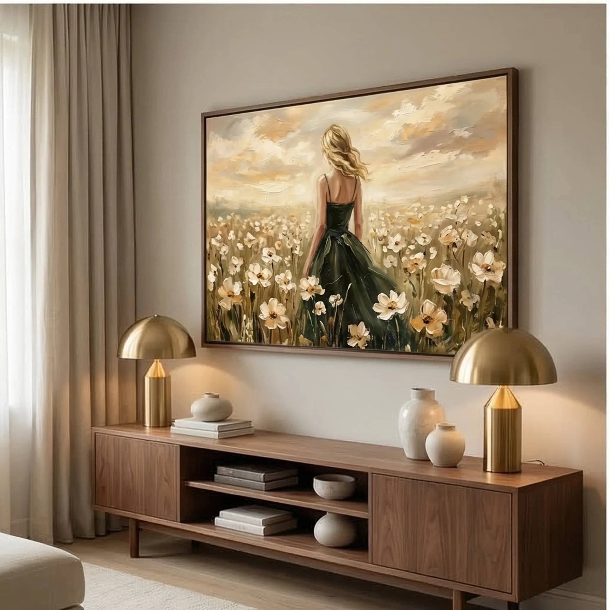 Flower Maiden - Wall Art