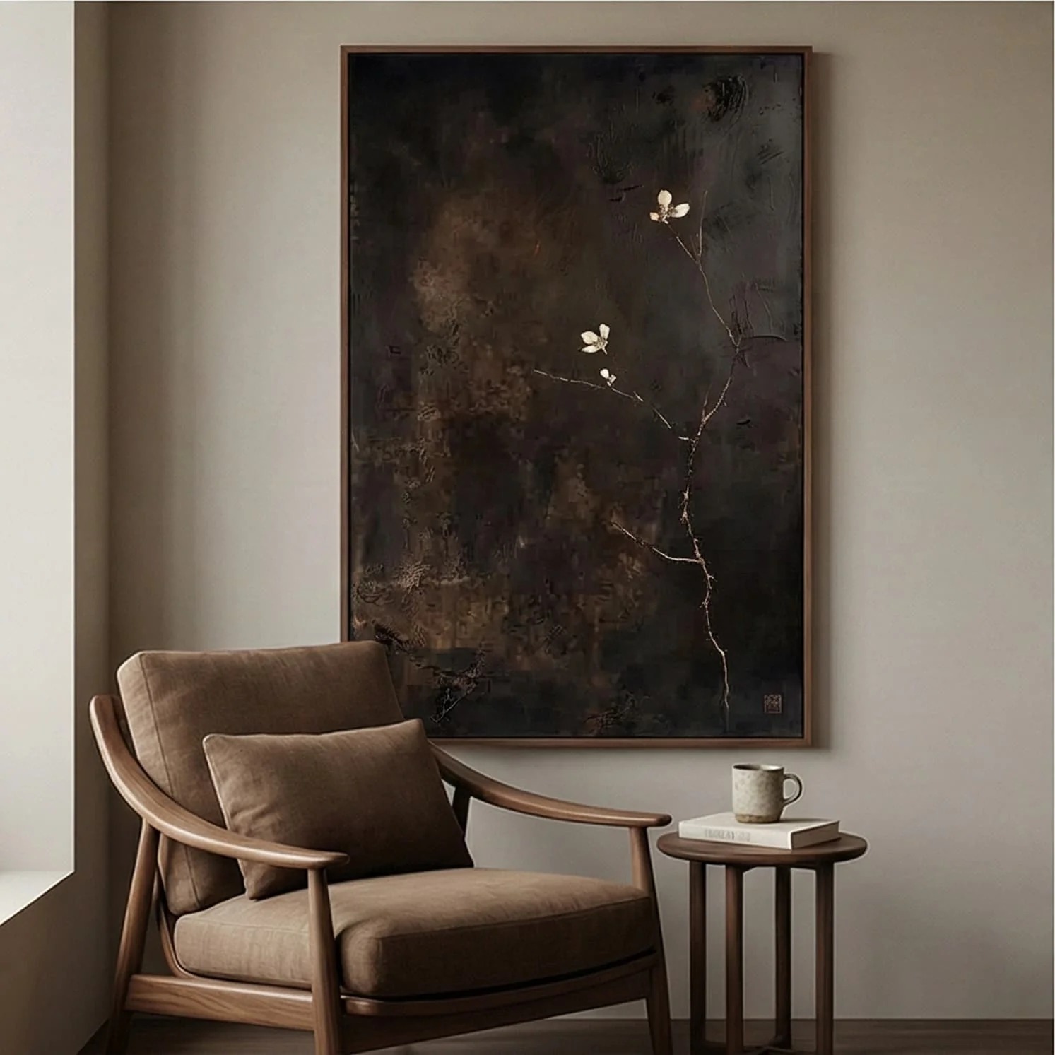 Pale Umber - Wabi Sabi Art