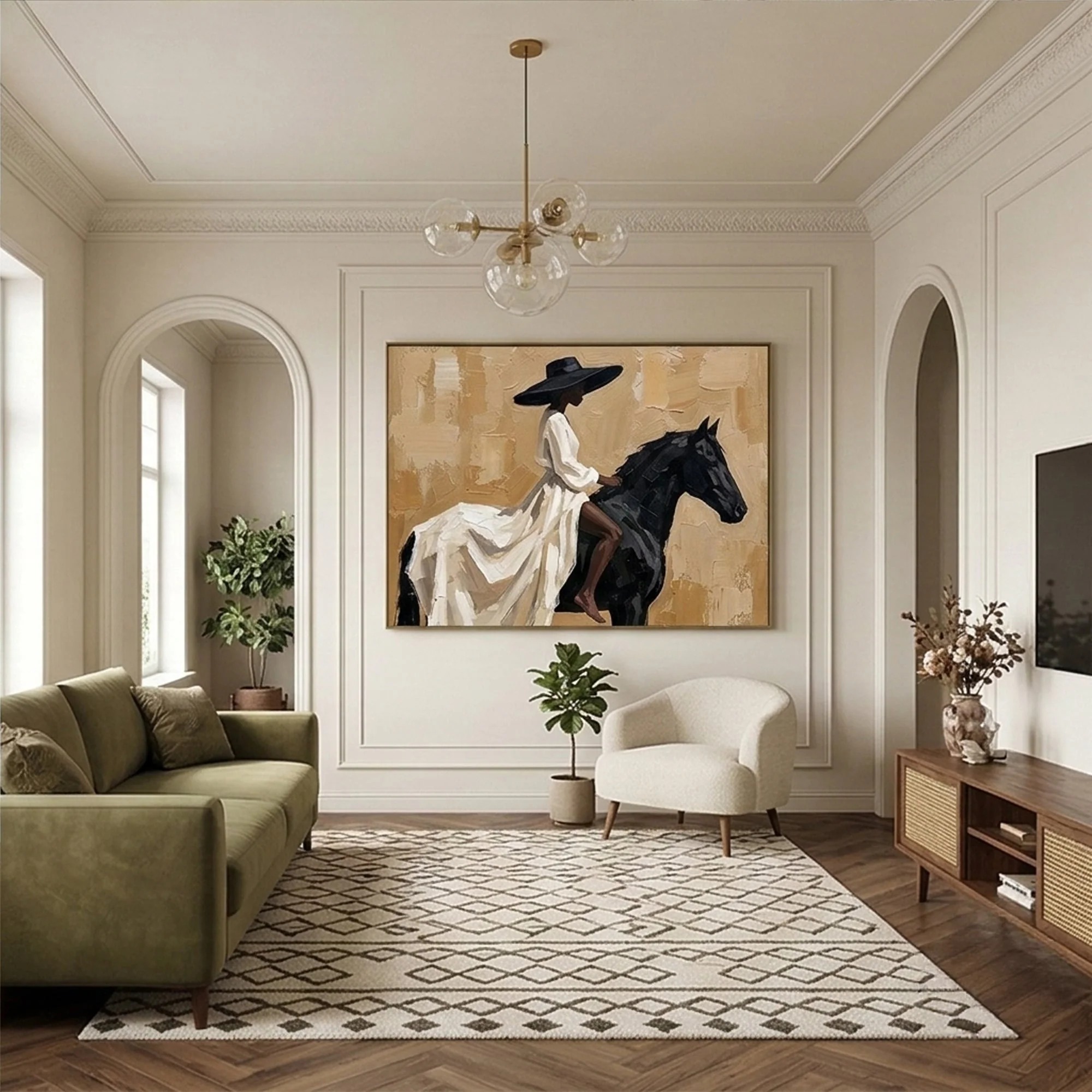 Wind Gallop - Vintage Art