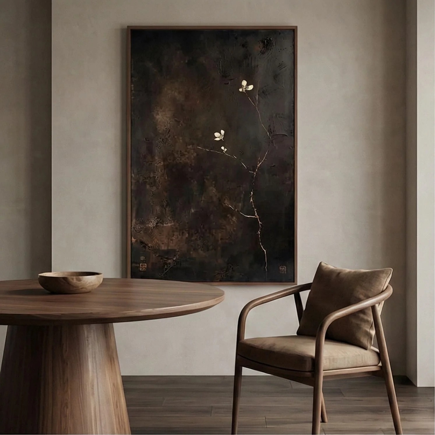 Pale Umber - Wabi Sabi Art