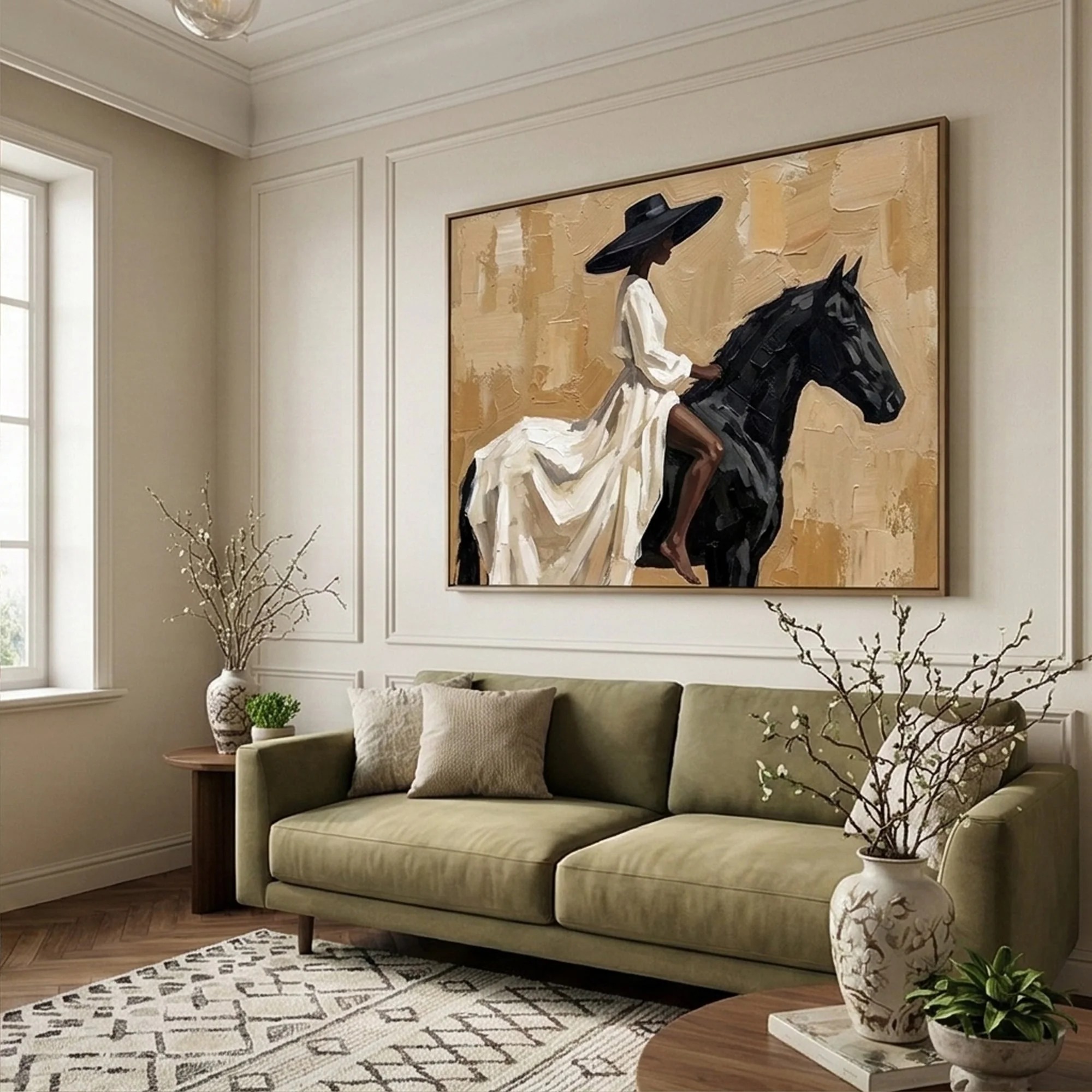 Wind Gallop - Vintage Art