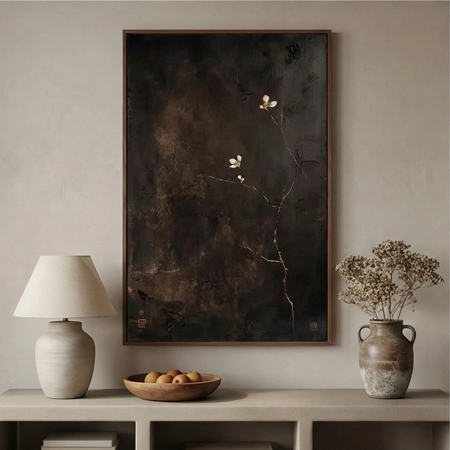 Pale Umber - Wabi Sabi Art