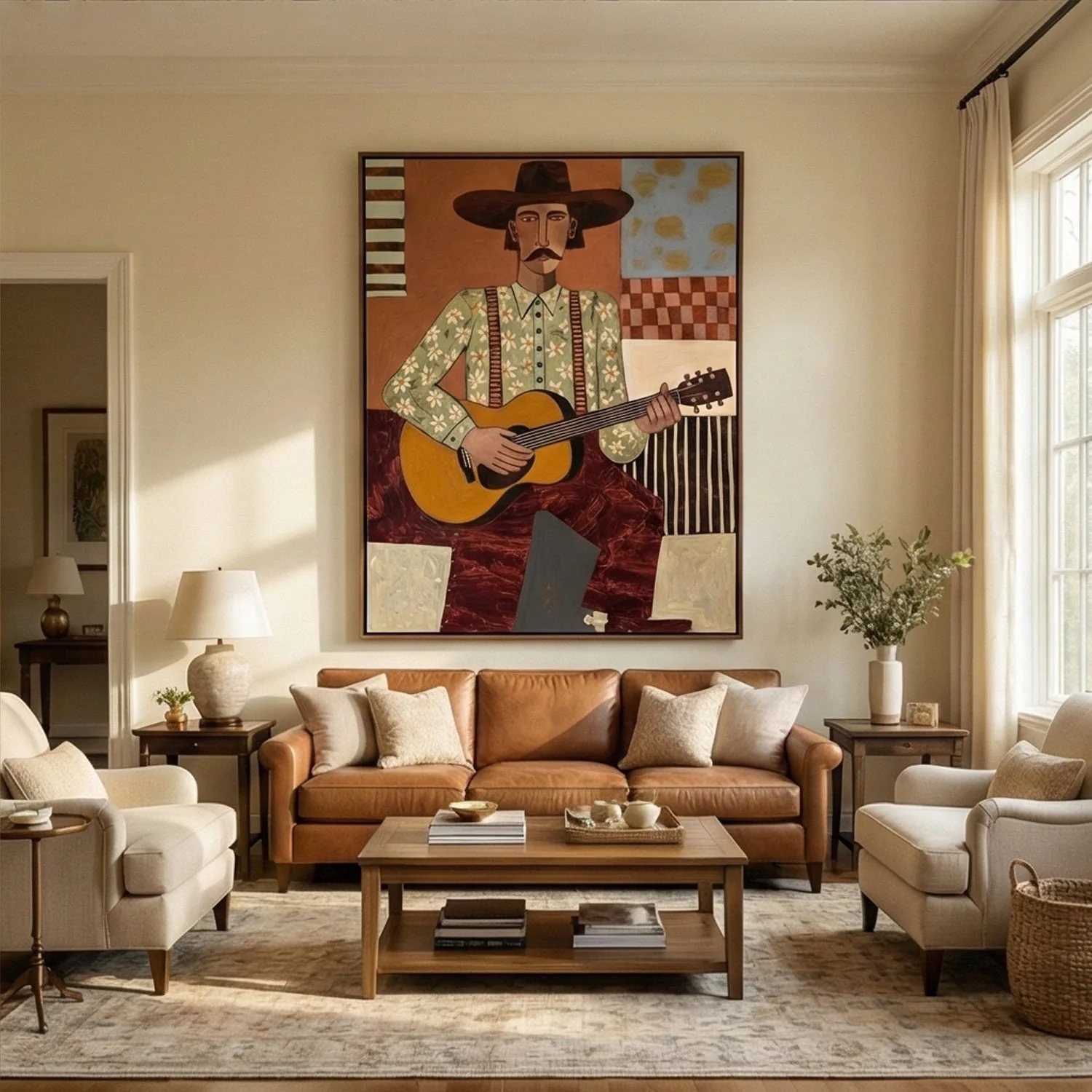 Relaxed Expression - Vintage Art