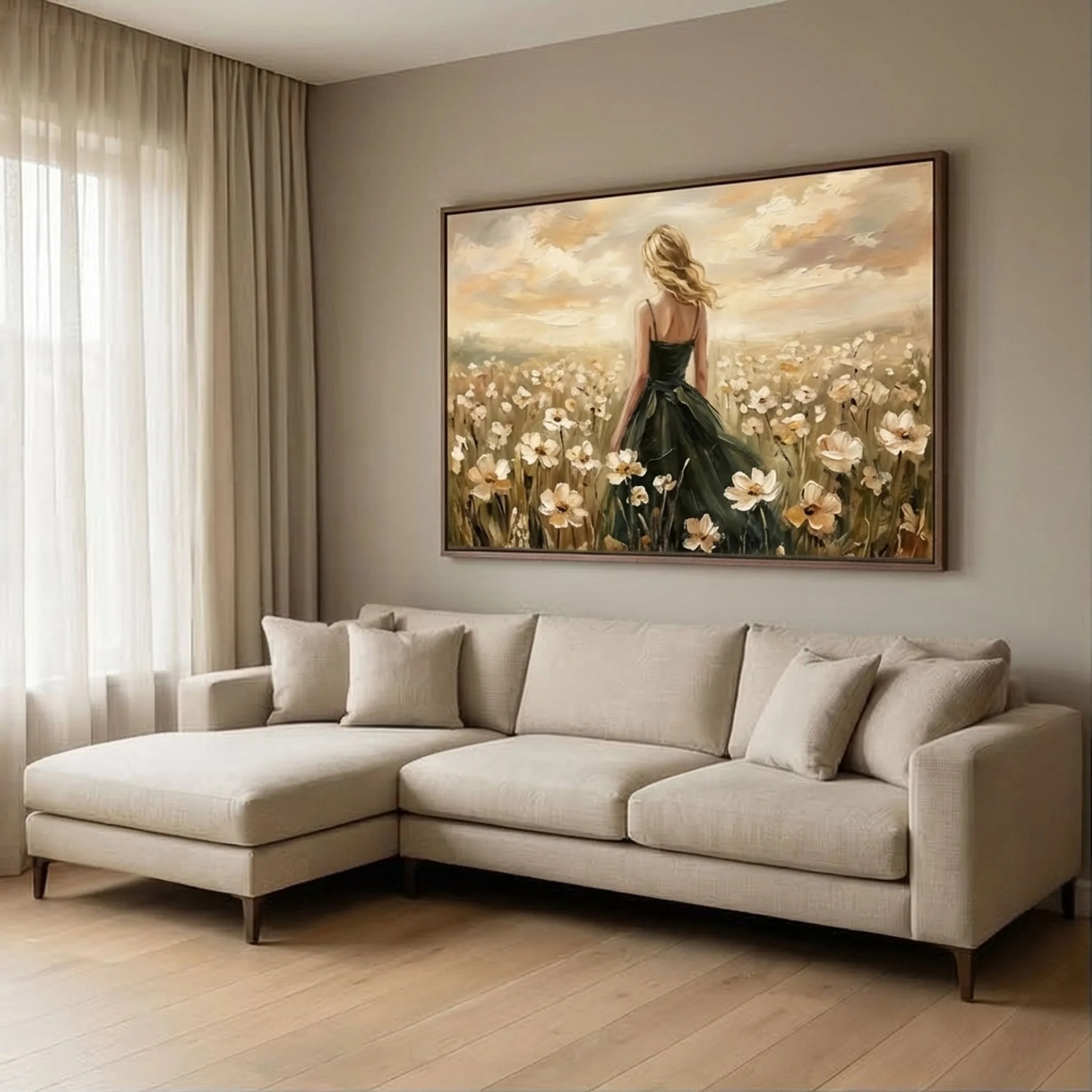 Flower Maiden - Wall Art