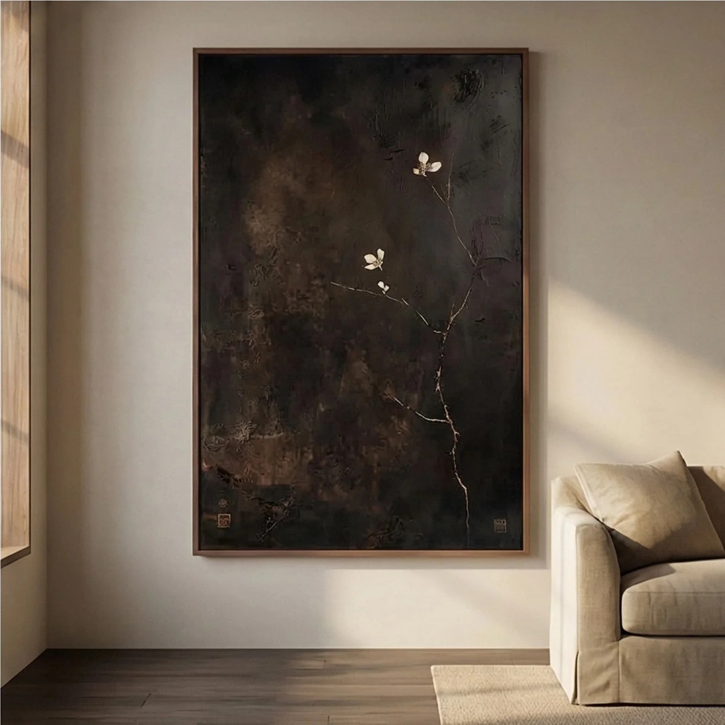 Pale Umber - Wabi Sabi Art