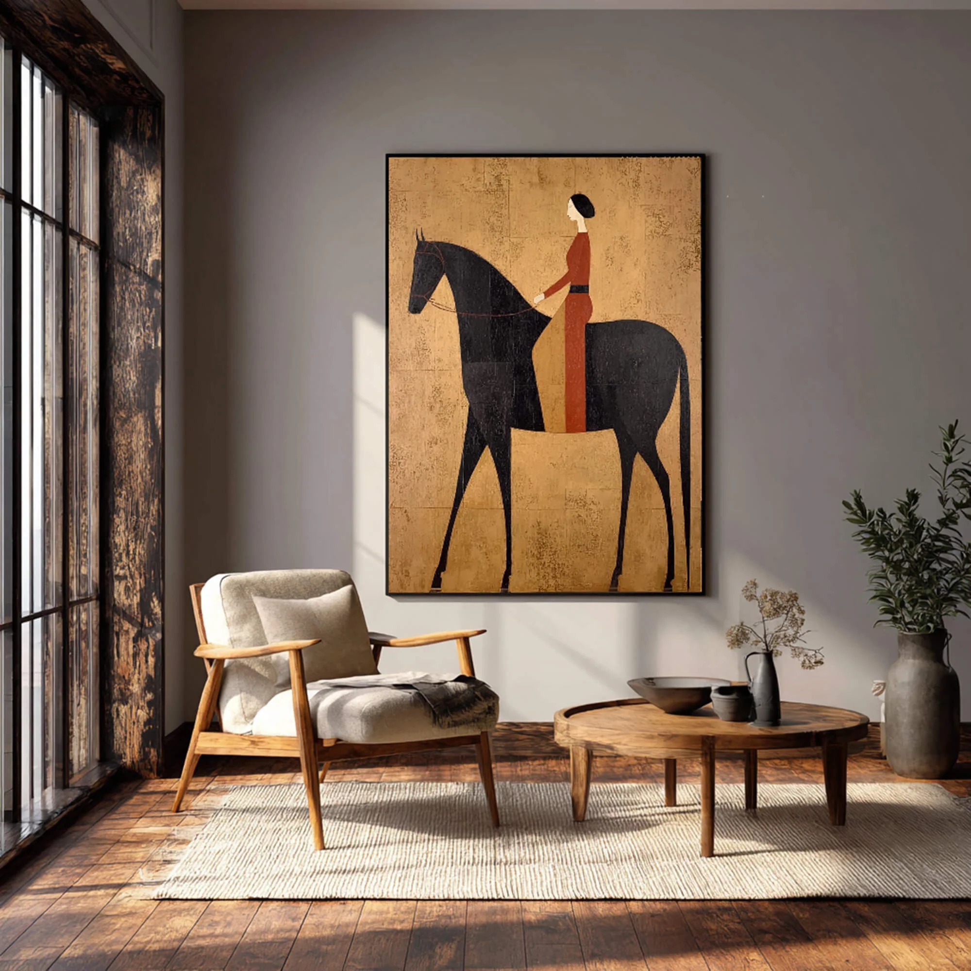 Solitary Journey - Vintage Art