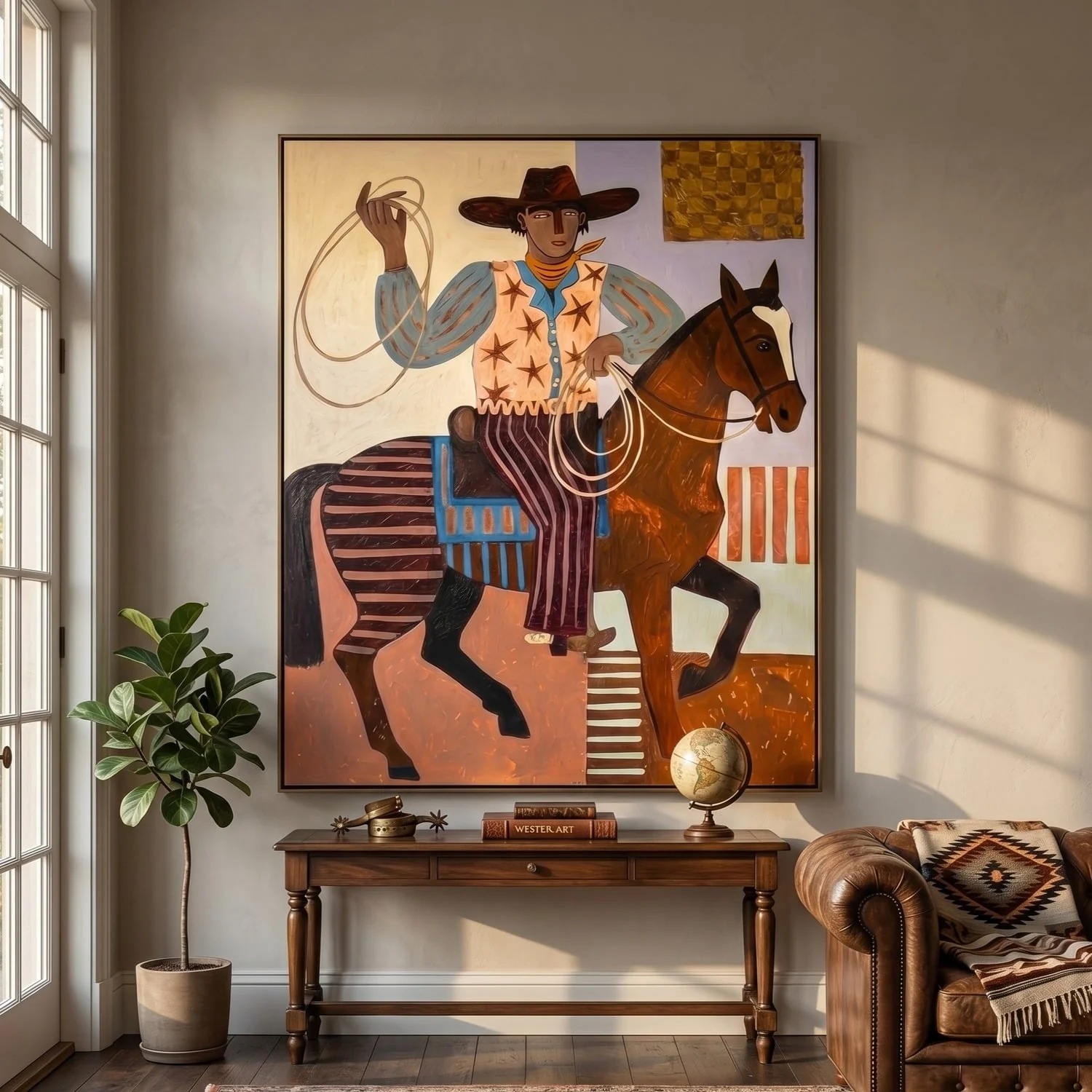 Calm Rider - Vintage Art