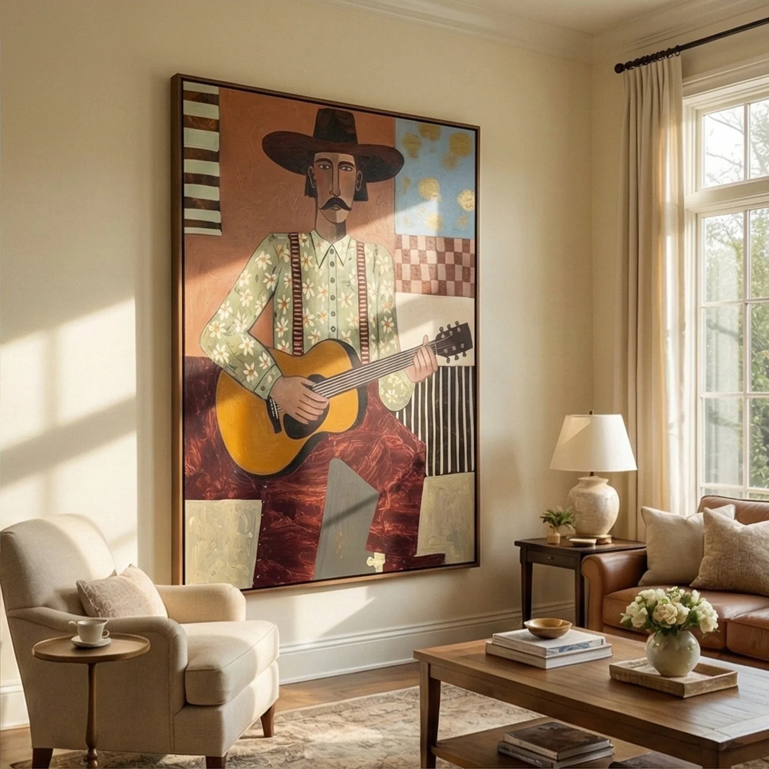 Relaxed Expression - Vintage Art