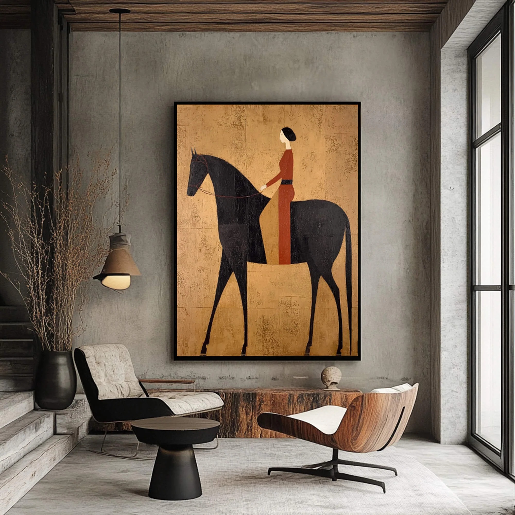 Solitary Journey - Vintage Art