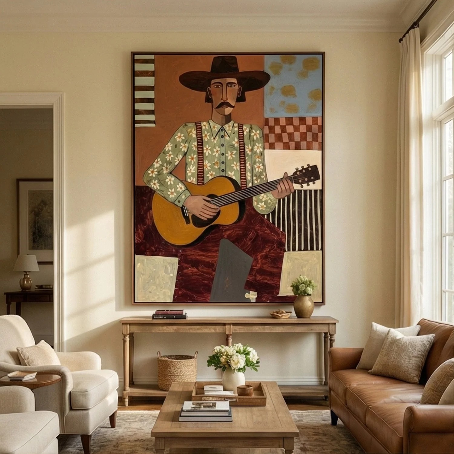 Relaxed Expression - Vintage Art