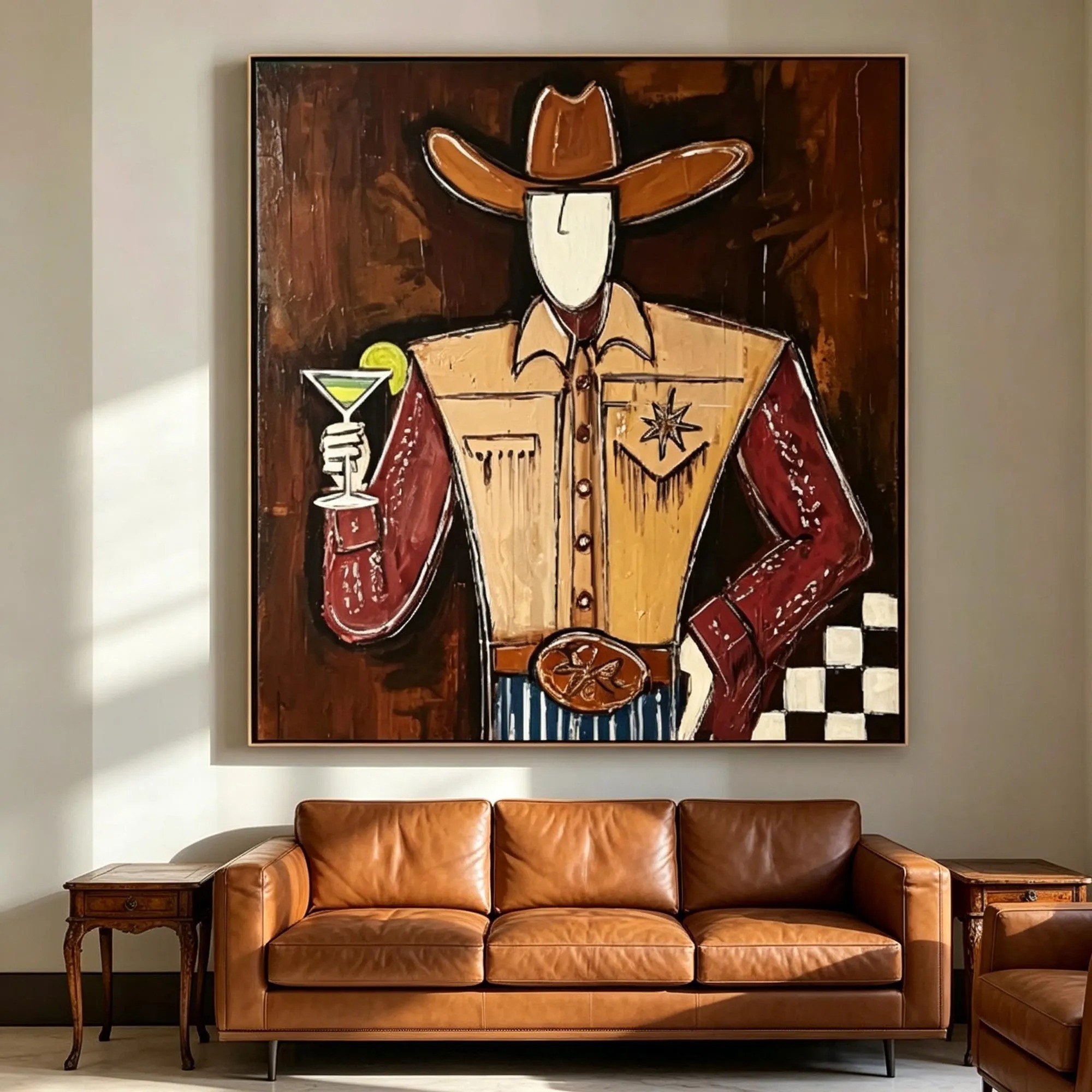 Retro Cowboy Wall Decor